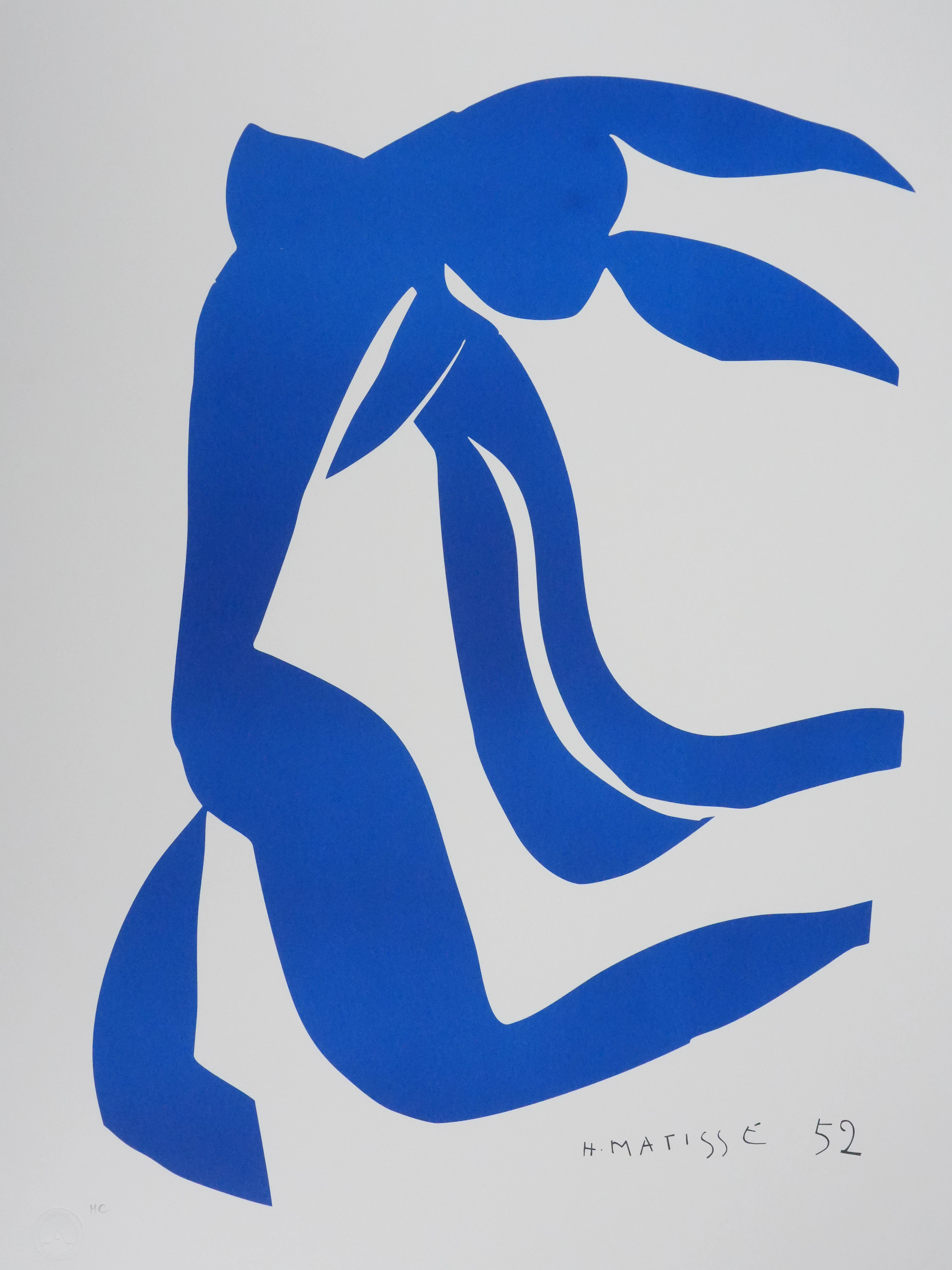 Henri MATISSE : La chevelure , Lithographie signée