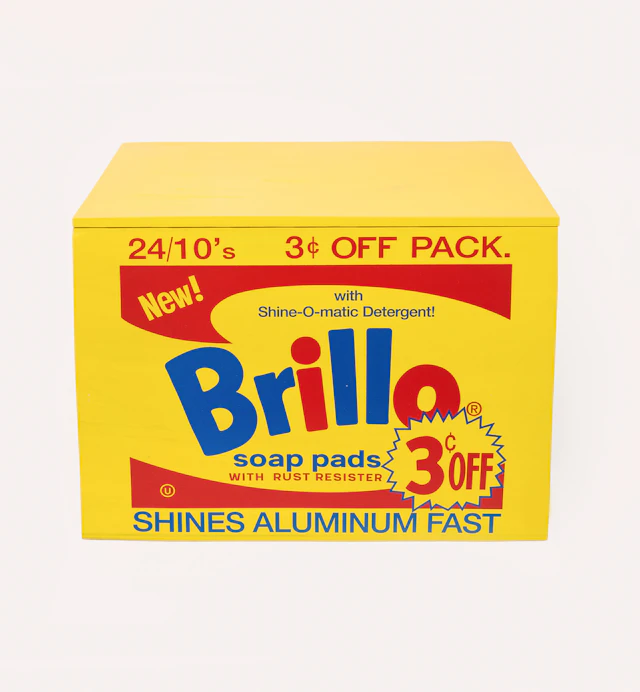 Andy Warhol (d’après) Brillo Box Yellow, 2018