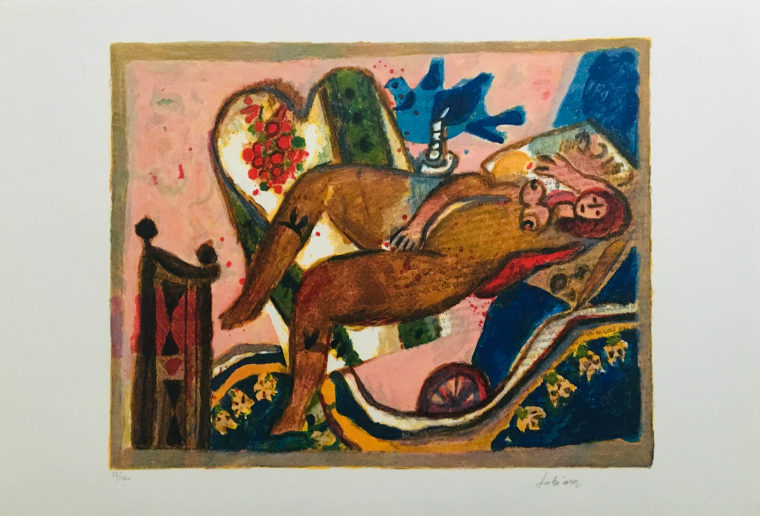 Théo TOBIASSE - Le Cantique des Cantiques III, 2009 - Lithographie