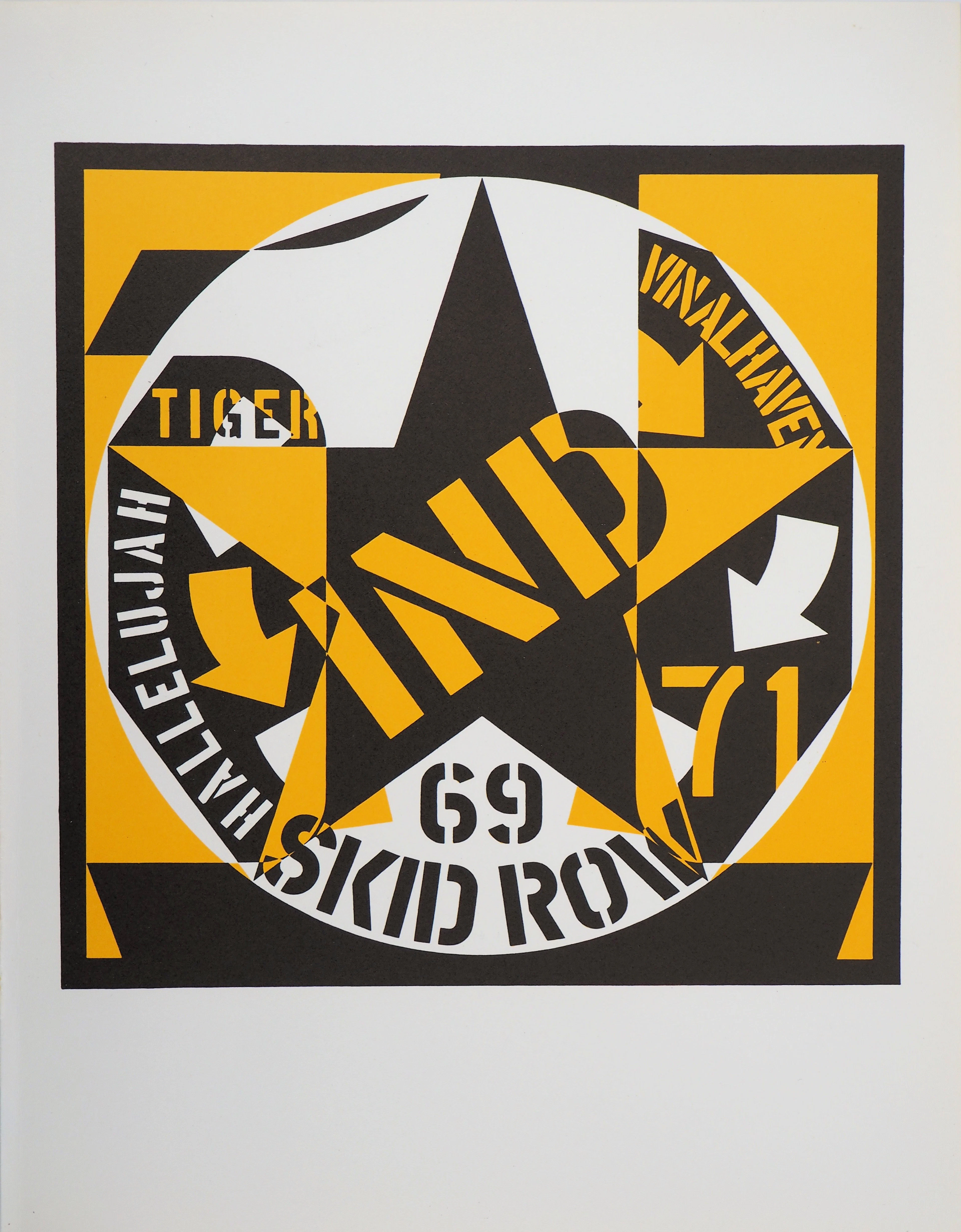 Robert INDIANA : Autoportrait 69 - Lithographie originale