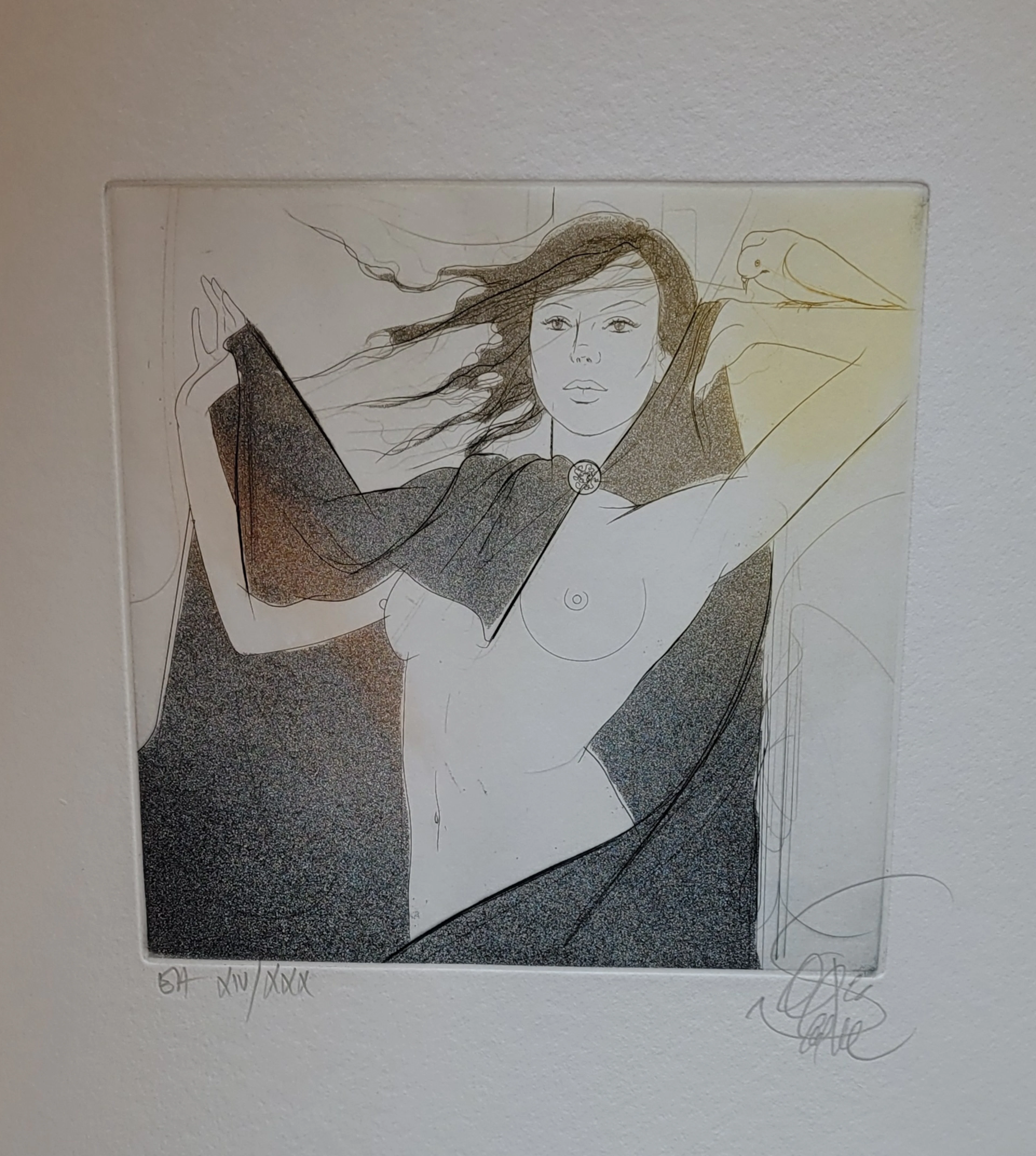 Jean Baptiste VALADIE - Eve sur Rêves I, 1980 - Gravure originale signée