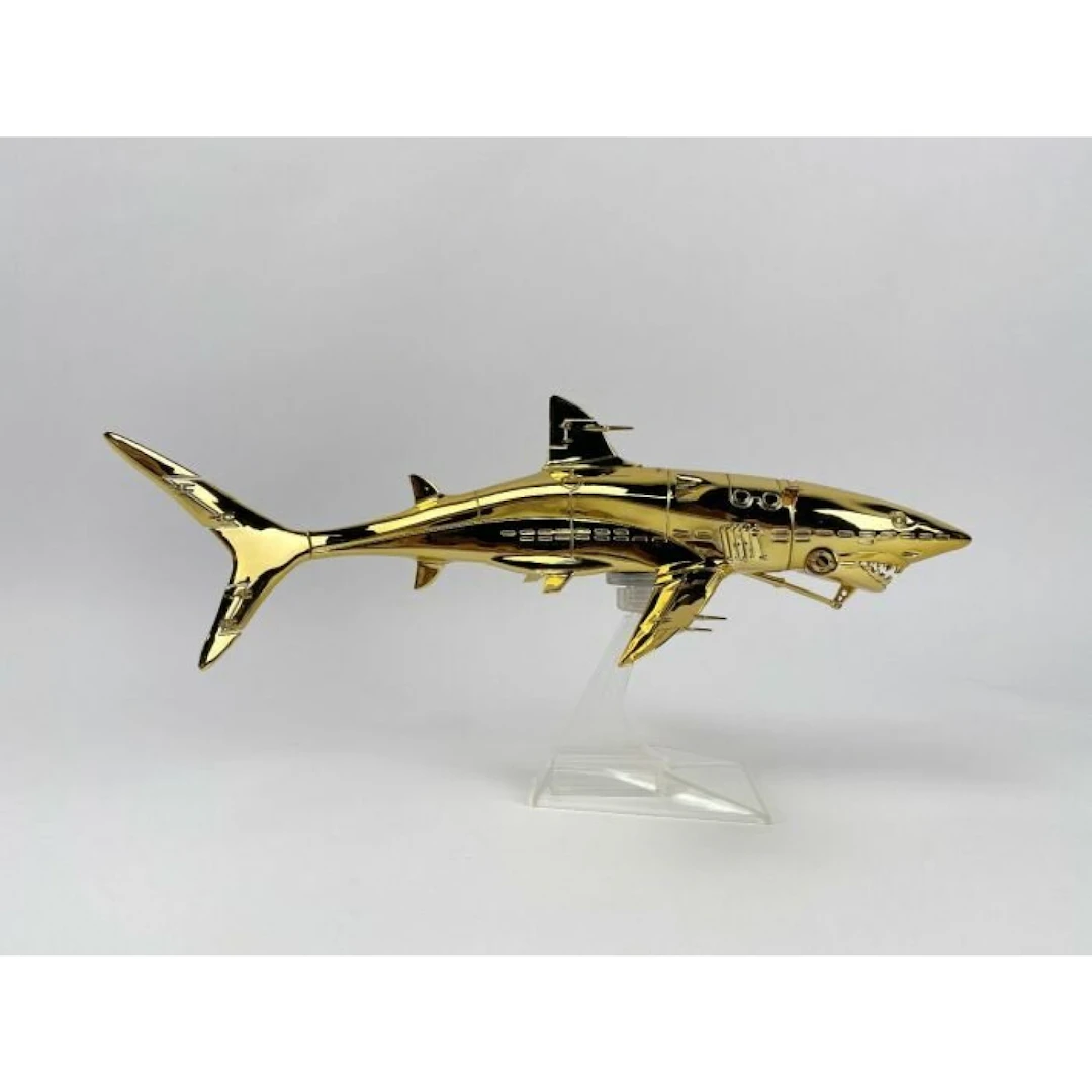 Hajime Sorayama - SORAYAMA SHARK GOLD - Sculpture