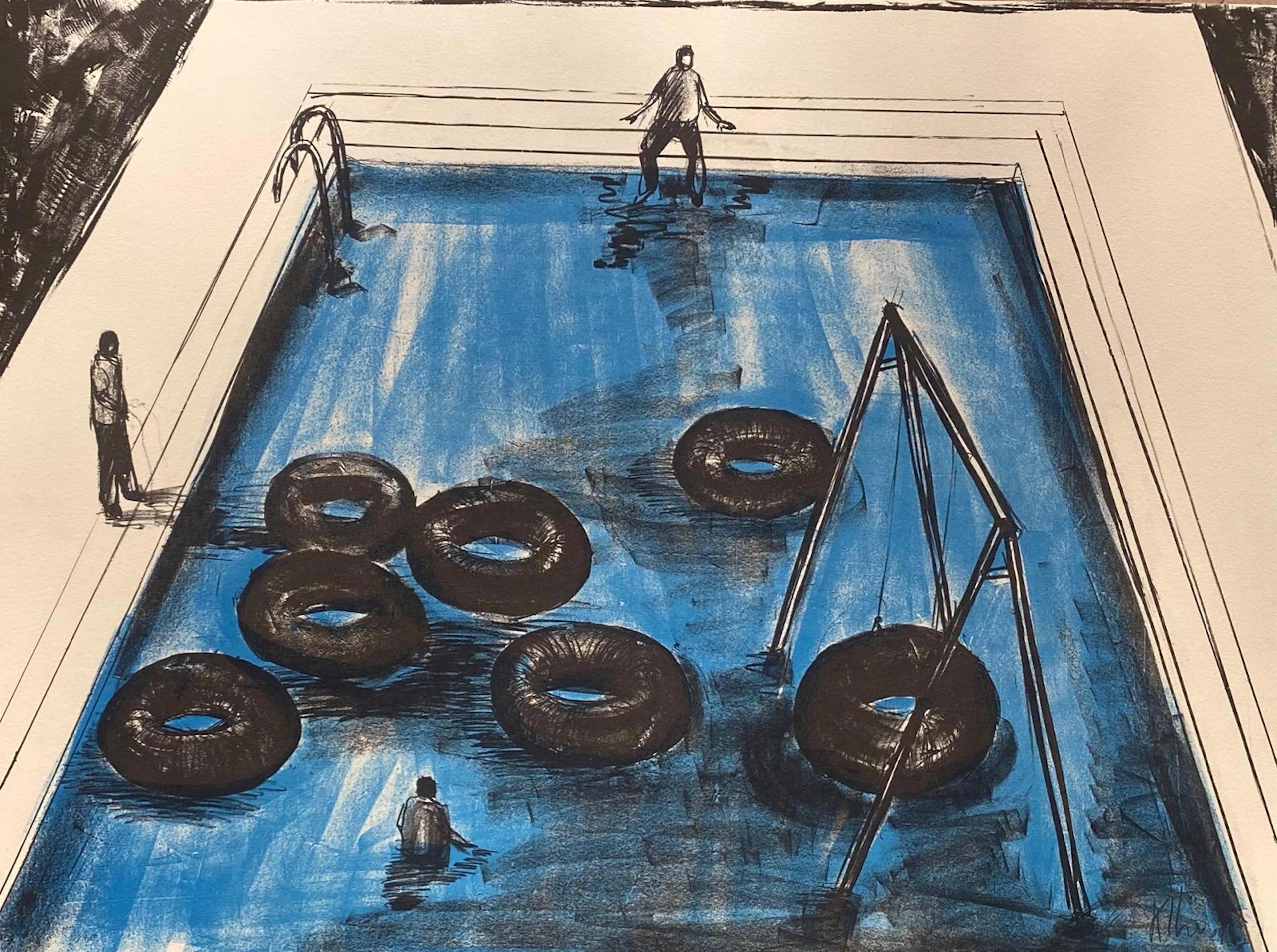 Kcho - Regresa vida mia que te espero 3, 2005 - Lithographie signée au crayon