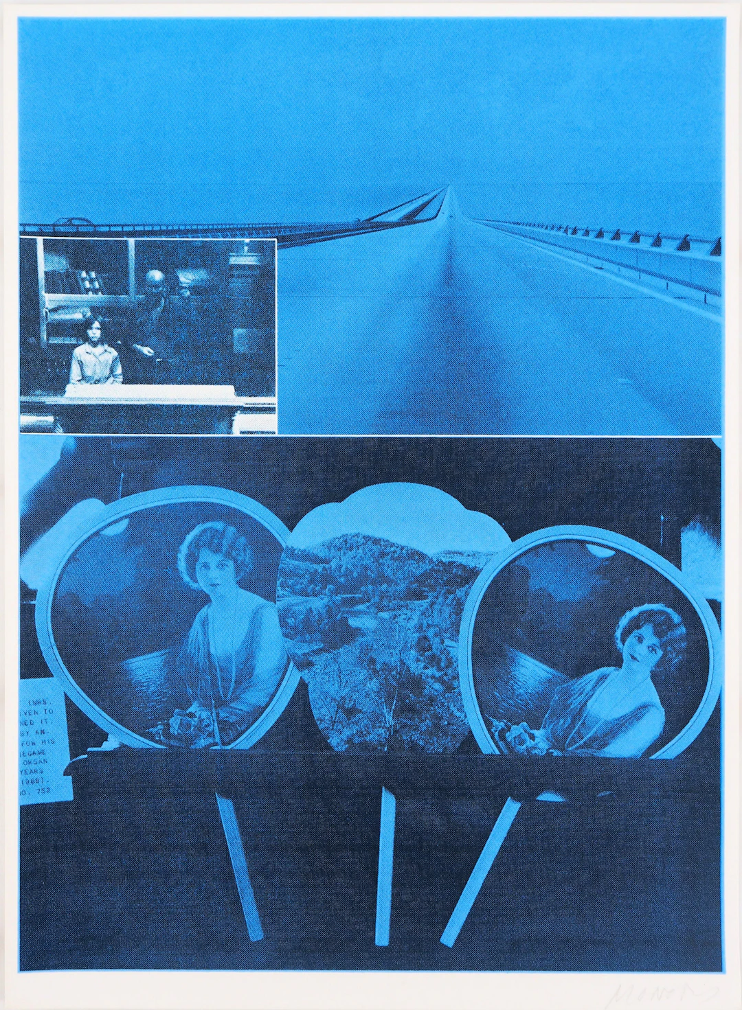 Jacques MONORY : On the Road, Sérigraphie originale signée