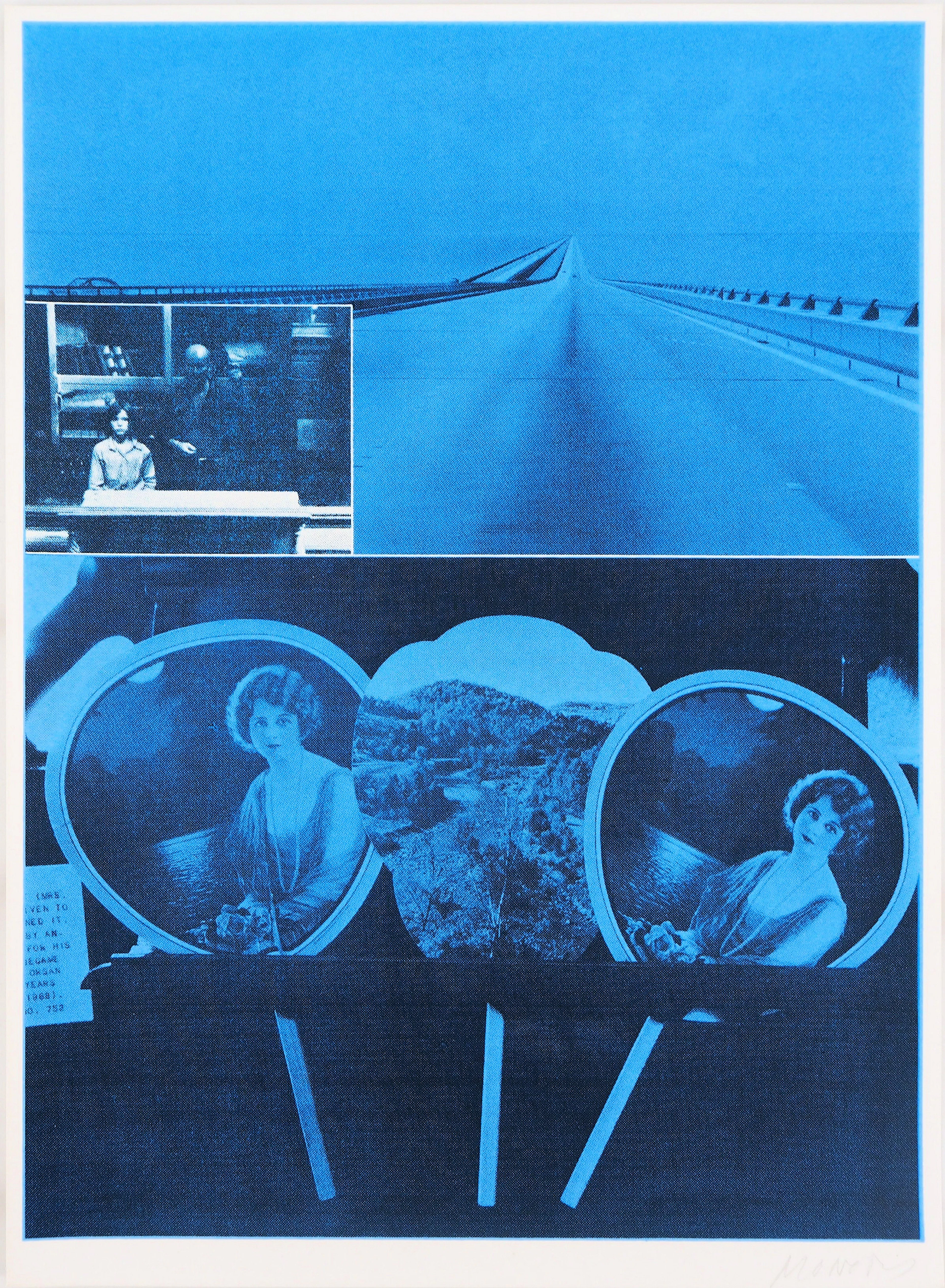 Jacques MONORY : On the Road, Sérigraphie originale signée