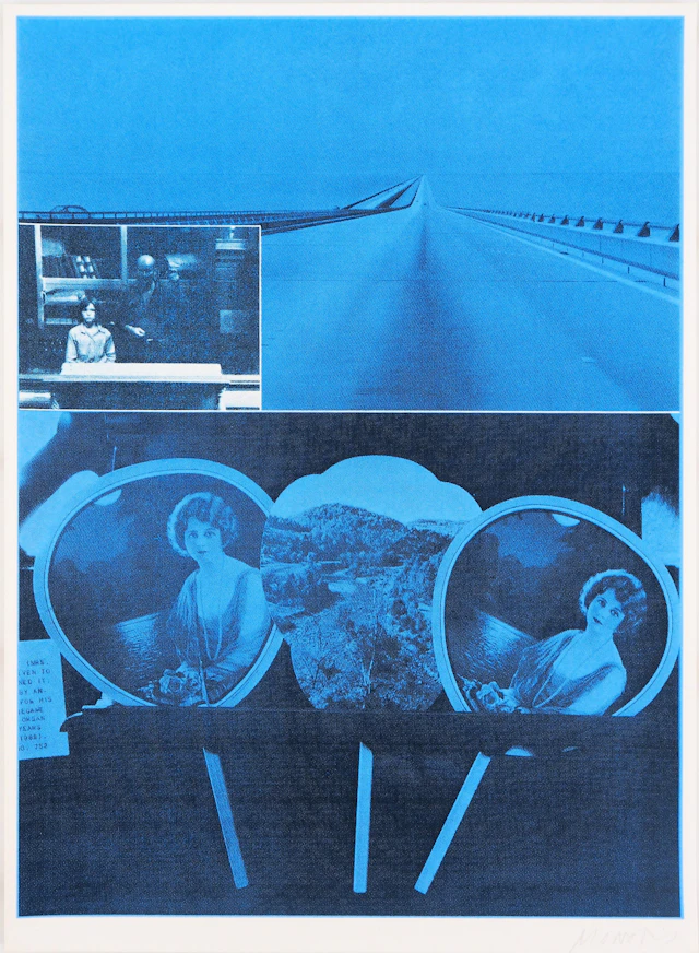 Jacques MONORY : On the Road, Sérigraphie originale signée