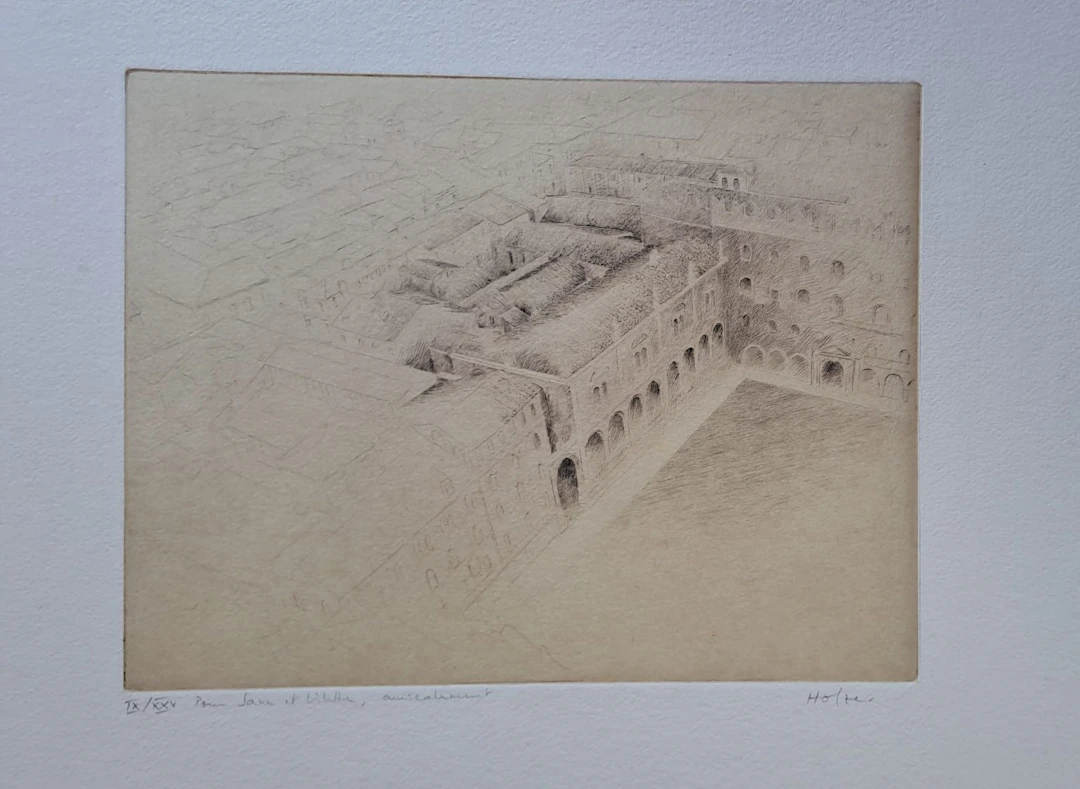 Fred-André Holzer - Sans titre - Gravure originale, signée et numérotée