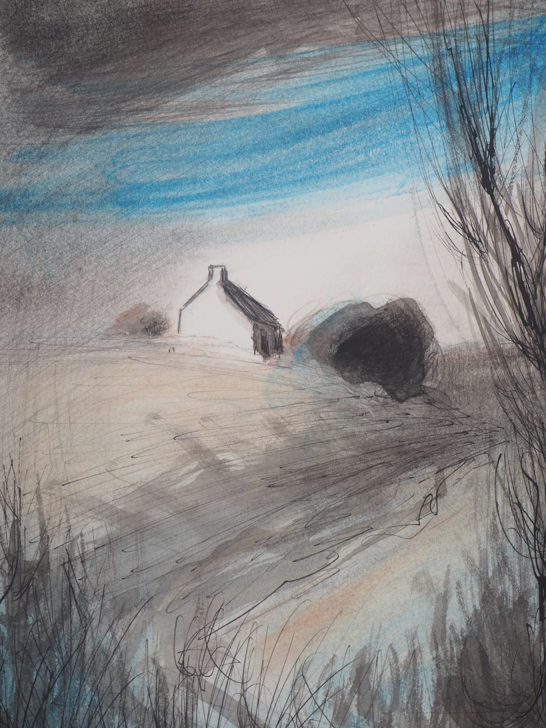 Louis James - Petite maison dans la prairie, 1982 - Dessin original signé