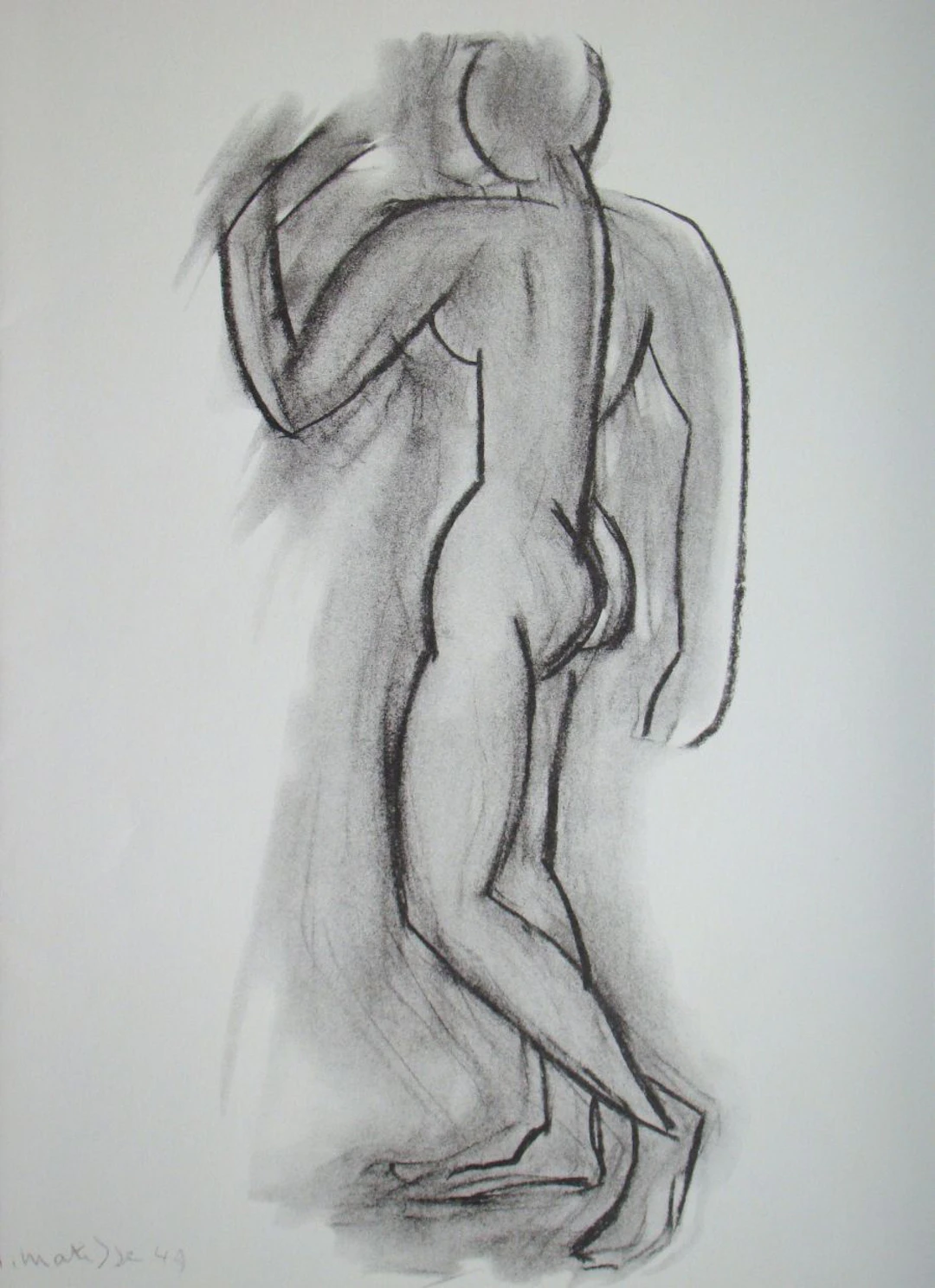 Henri MATISSE (d’après) - Femme, 1981 - Lithographie signée et datée