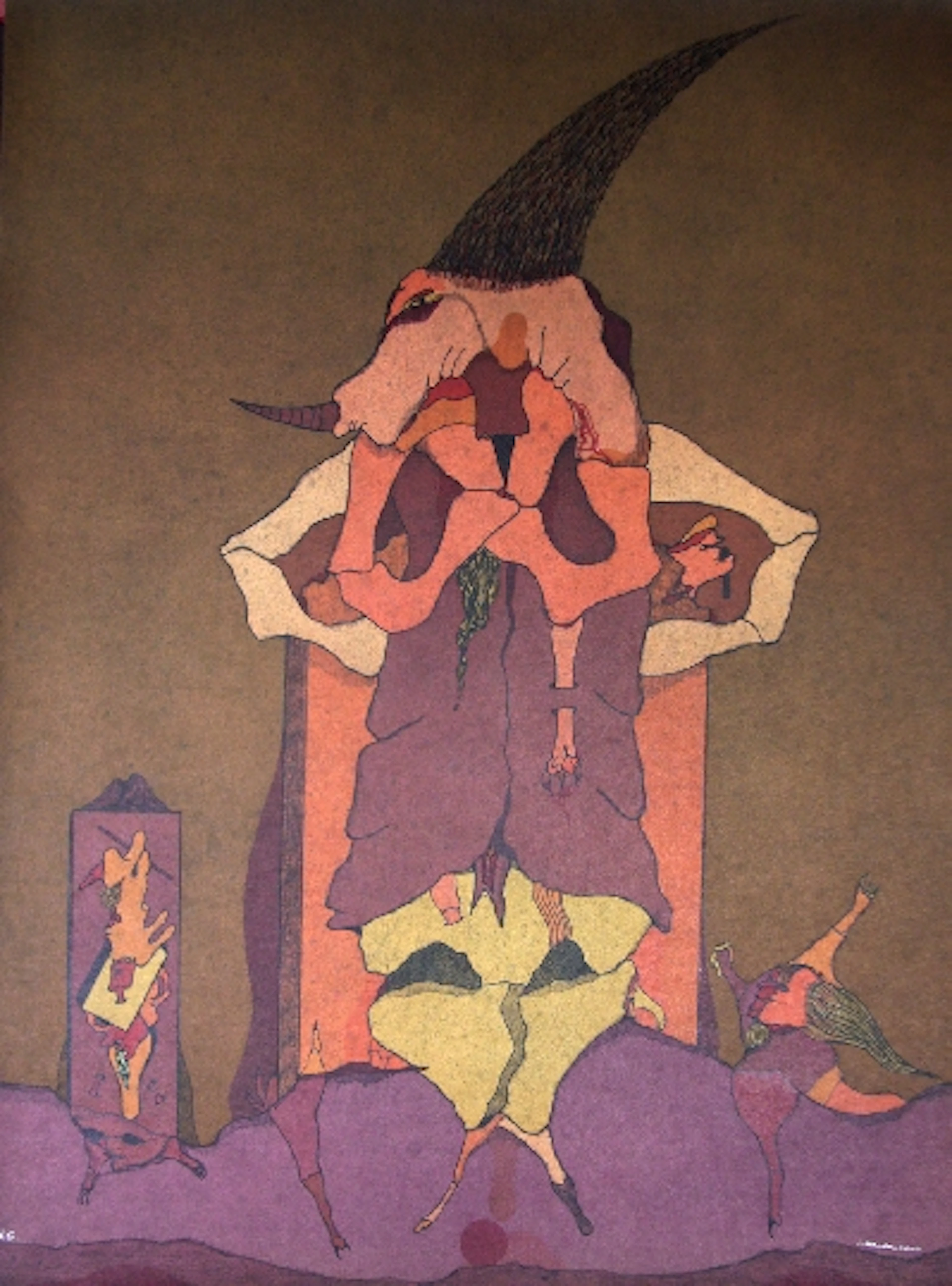 Jorge CAMACHO - Cenizas-5, 1974, Lithographie signée