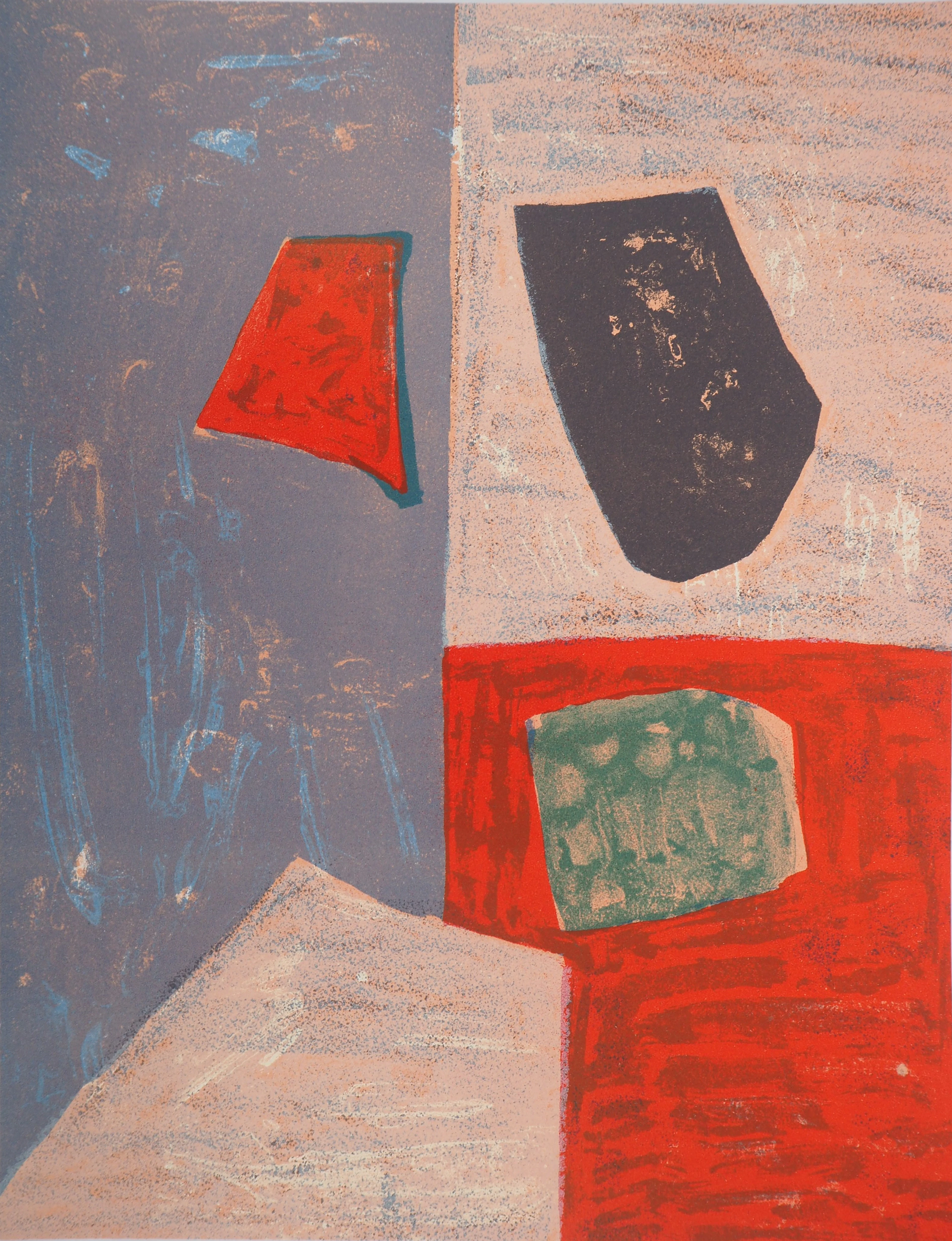 Serge POLIAKOFF : Composition abstraite - Lithographie originale