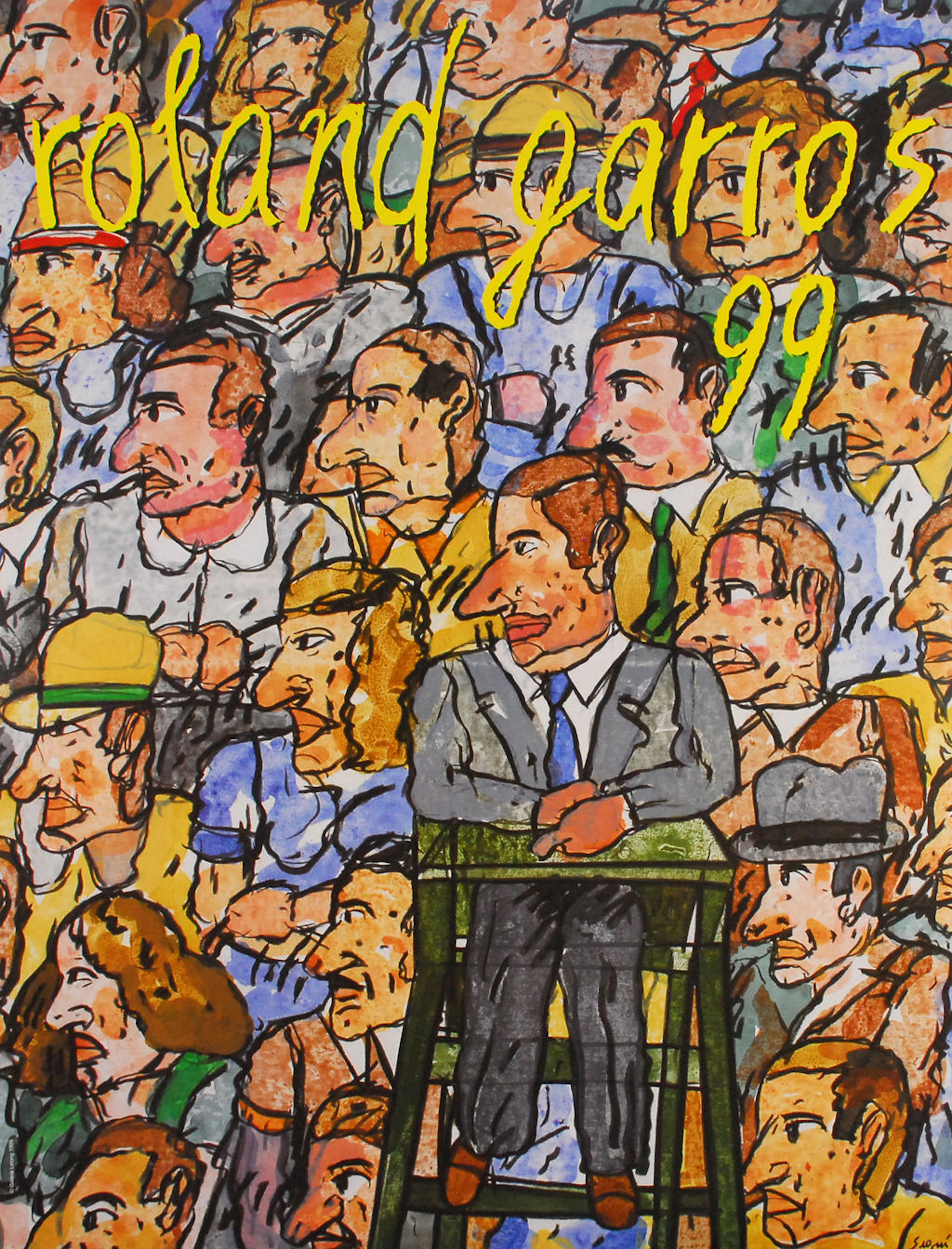 Antonio Segui - Roland Garros, 1999 - Affiche