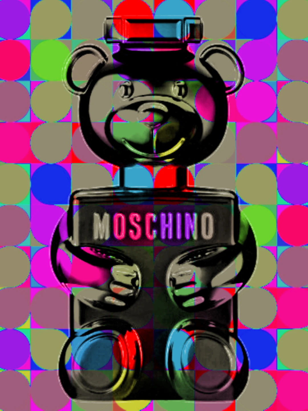 Gaudi - The-bear-moschino-70-s, 2024 - impression numérique