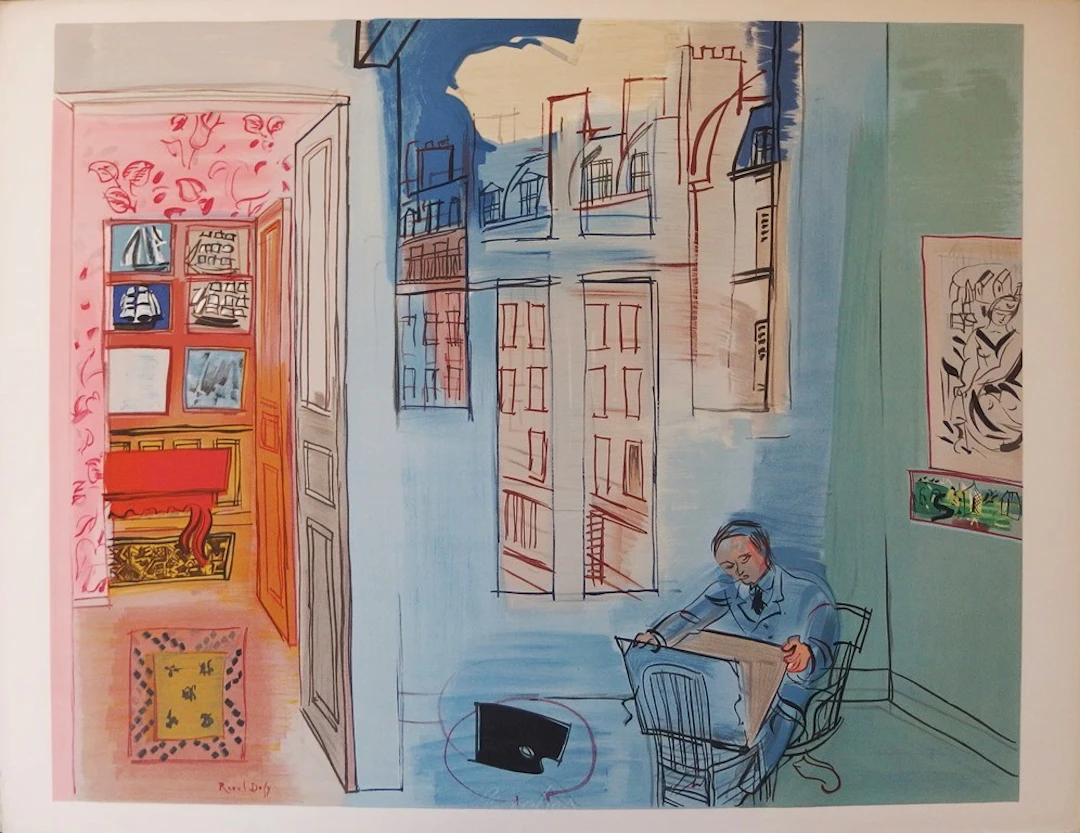 Raoul DUFY - L’Atelier de l’impasse Guelma - Lithographie signée