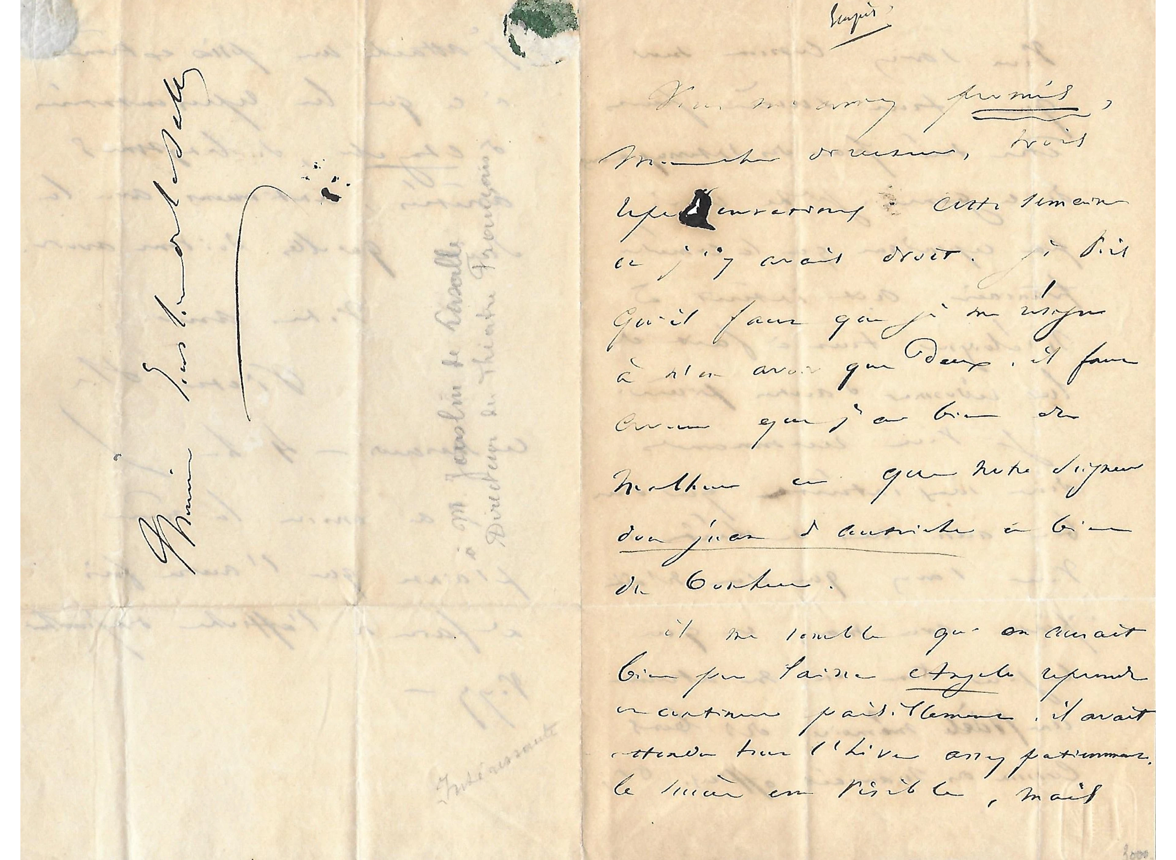 Victor HUGO – Lettre autographe signée