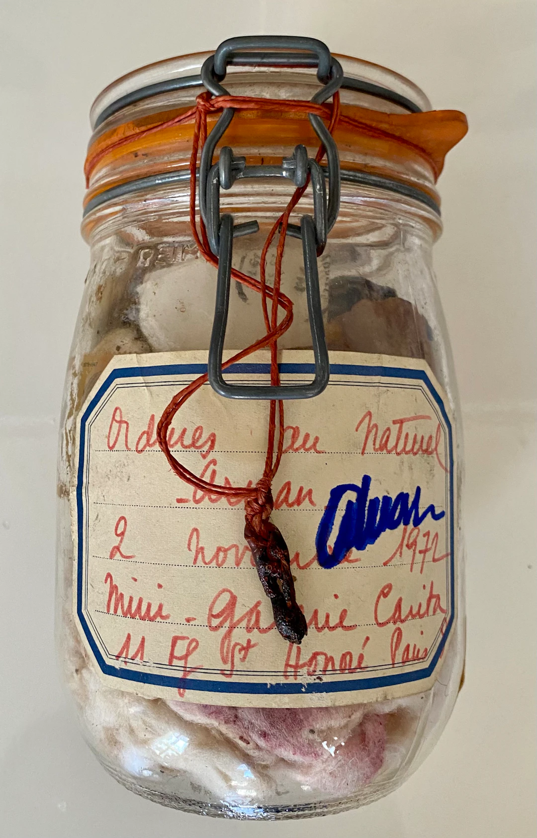 ARMAN - Ordures au naturel, 2 novembre 1972 - Bocal