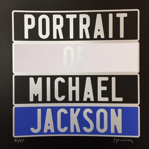 Joel DUCORROY - Michael Jackson, 2012 - Sérigraphie signée