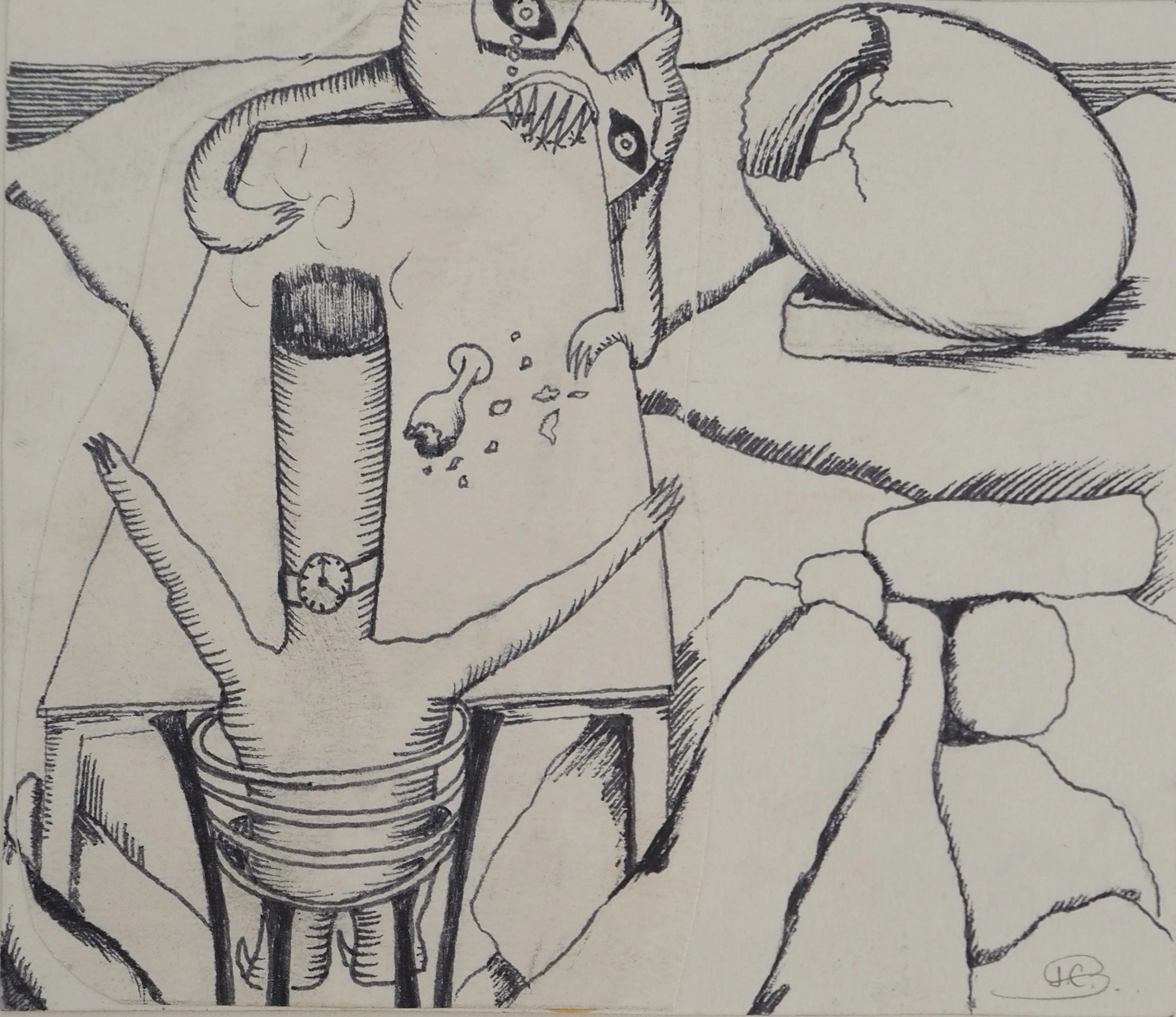 Jean-Claude SILBERMANN : Enseignes sournoises, Le verre de bourbon