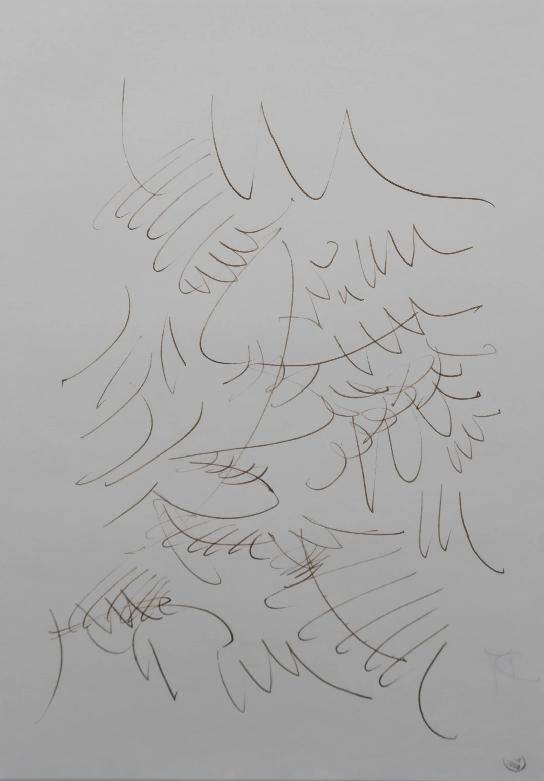 Dora MAAR : Composition végétale - Dessin original signé