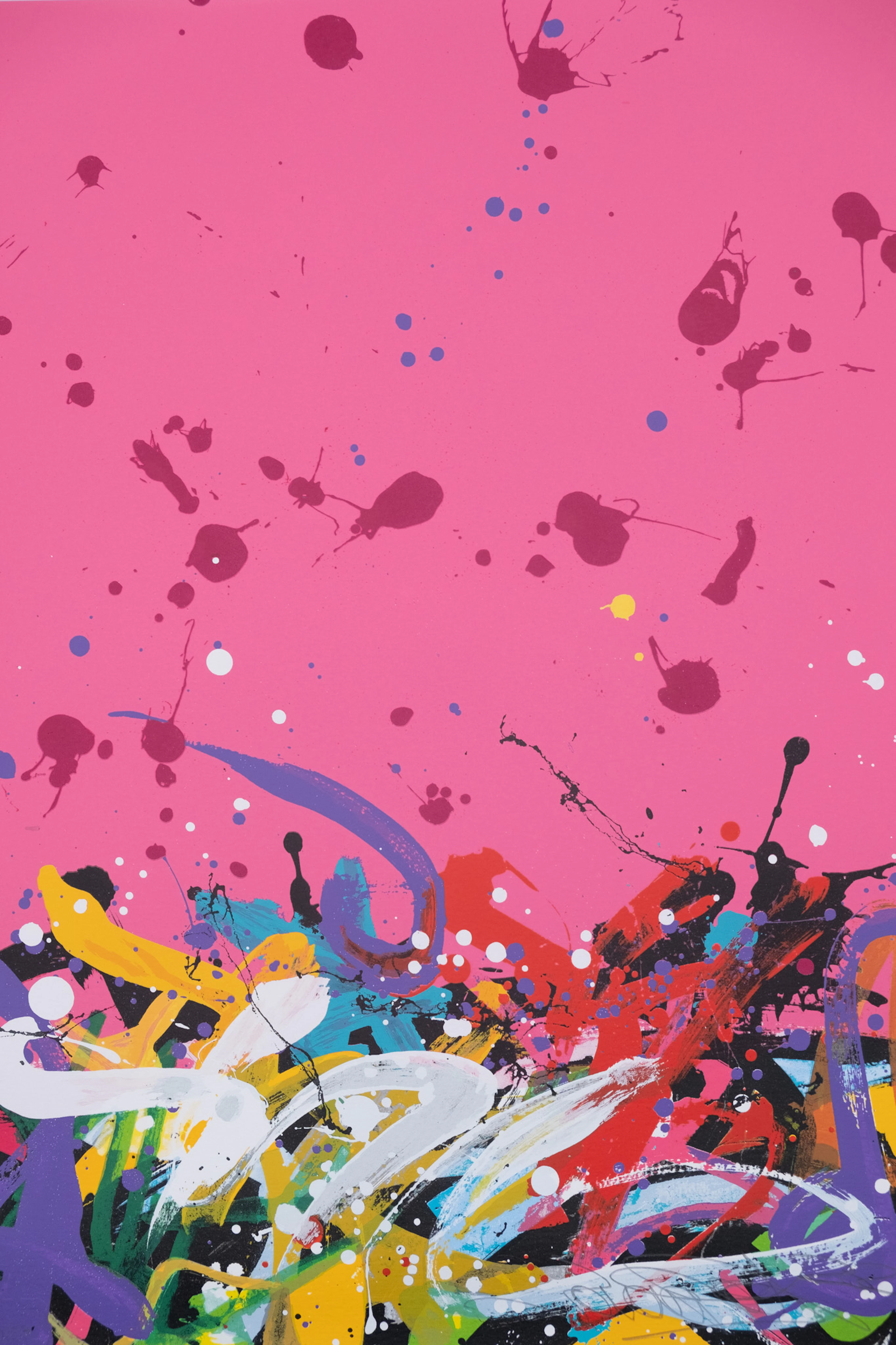 JONONE : Pink - Sérigraphie originale signée