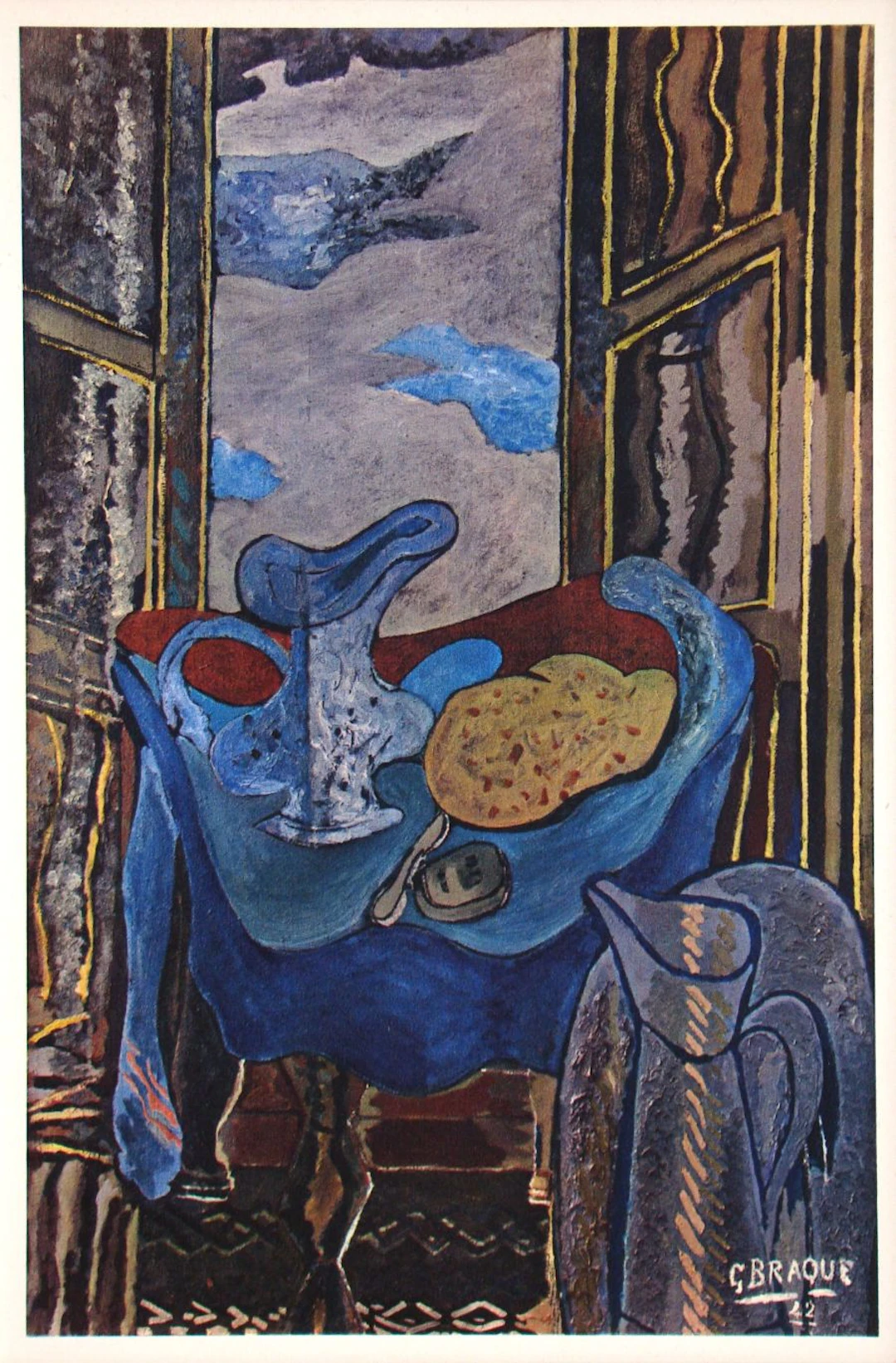 Georges BRAQUE (d'après) - La Toilette devant la fenêtre , 1946 -