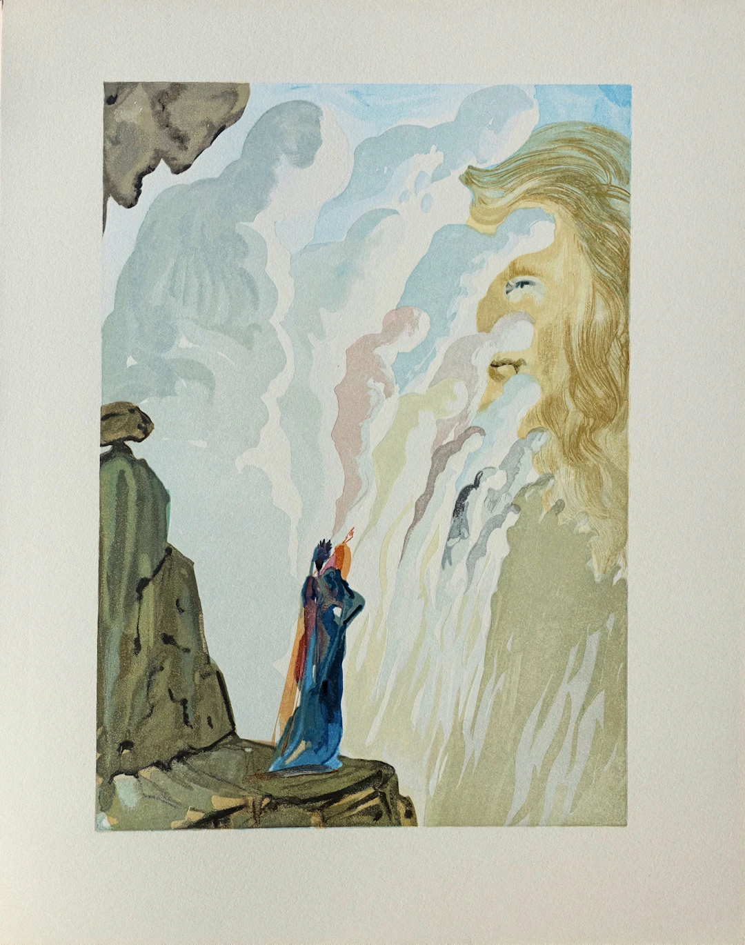 Salvador DALI : La beauté des sculptures, Bois gravé original