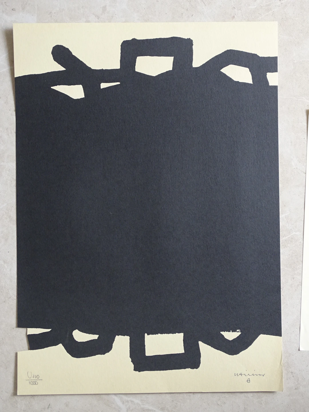 Eduardo Chillida (d’après) - Sans titre, vers 1998 - Lithographie