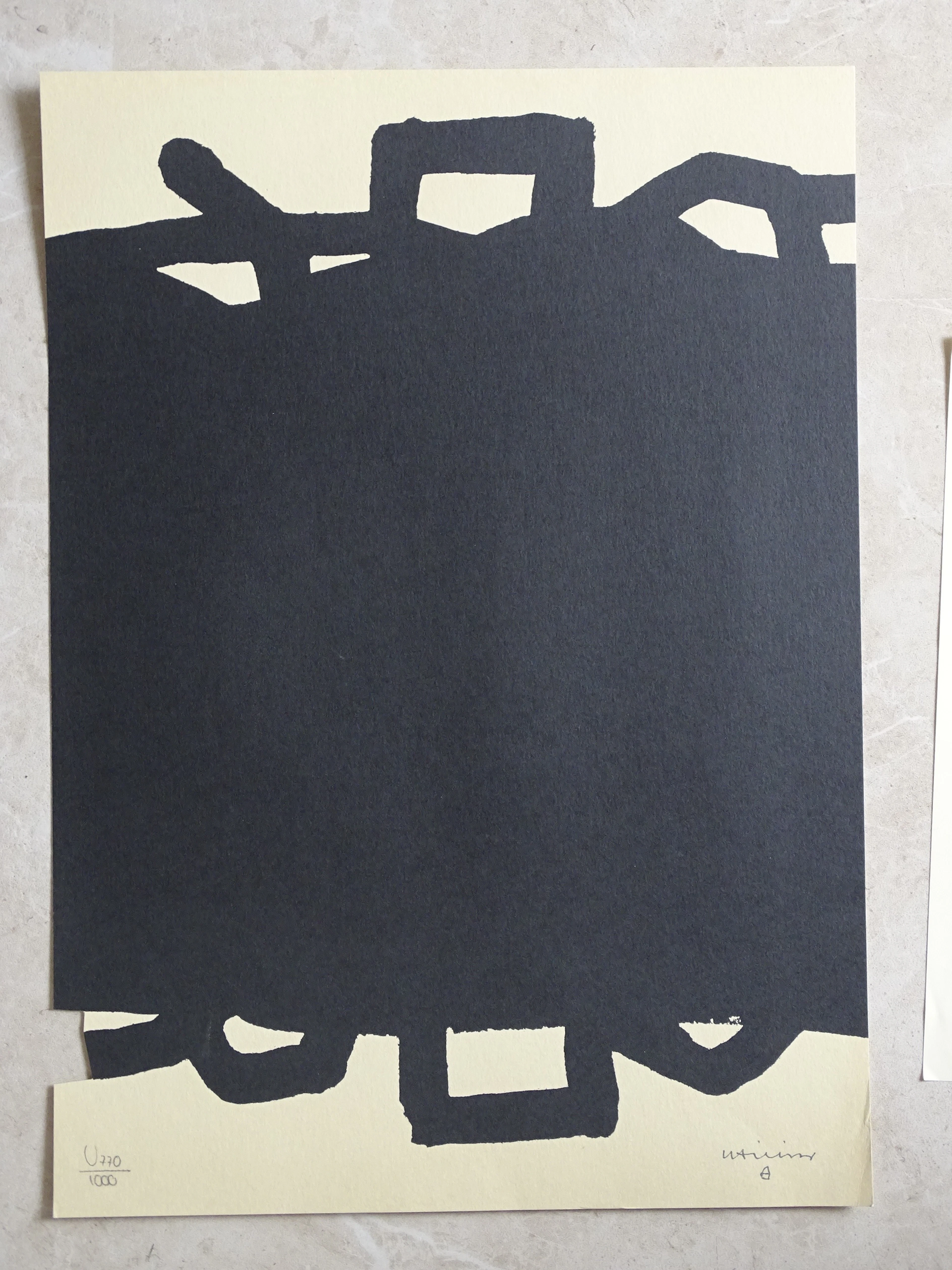 Eduardo Chillida (d’après) - Sans titre, vers 1998 - Lithographie