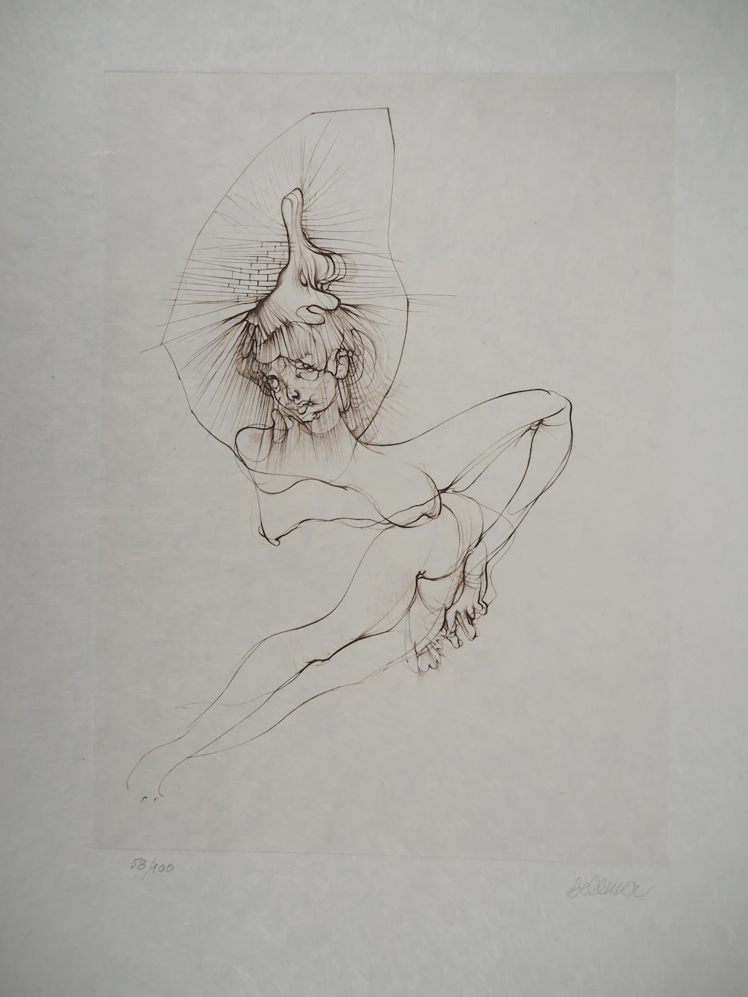 Hans BELLMER - L’équilibriste - Gravure originale signée