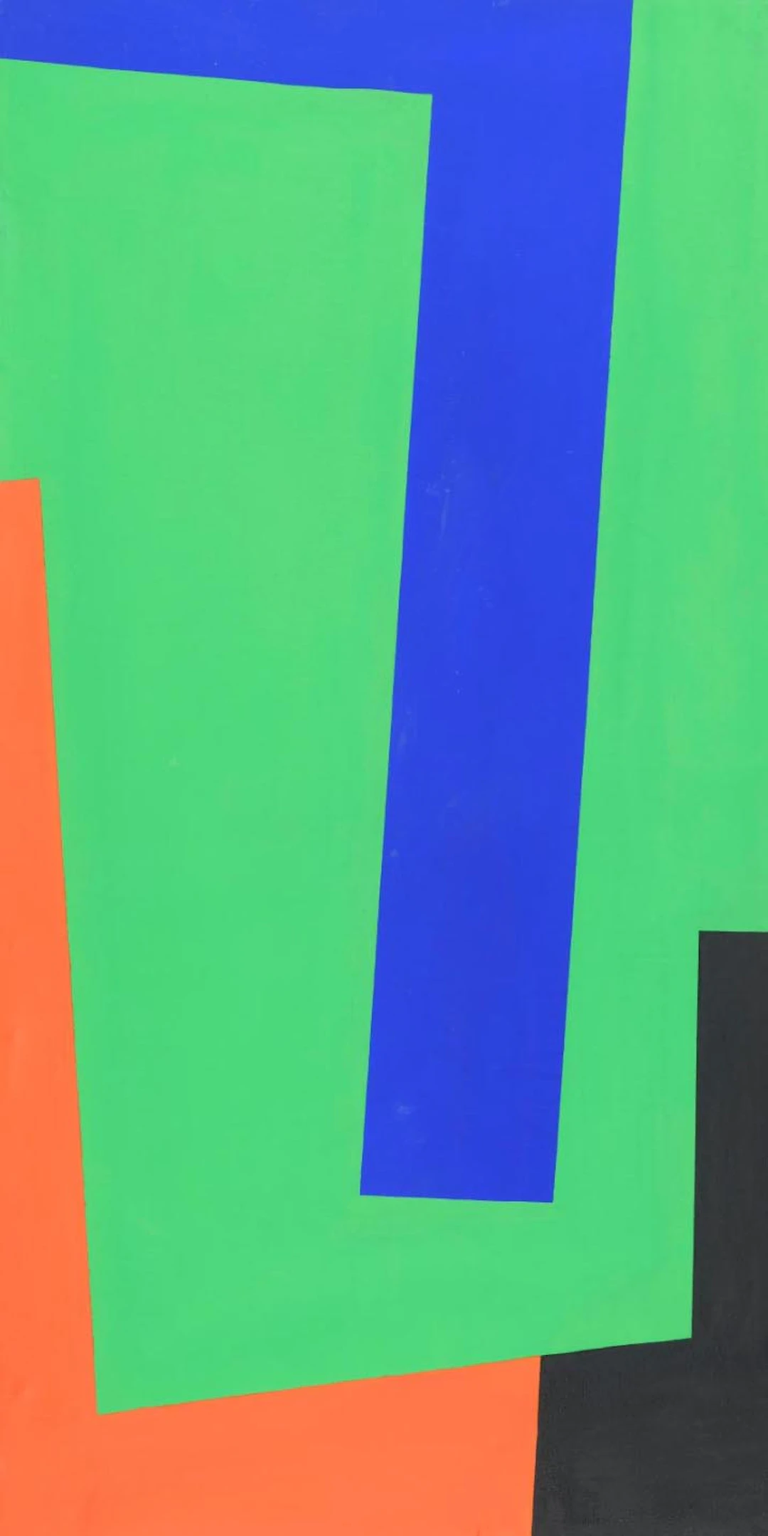 Joel FROMENT - Tension Bleue, 2004 - Acrylique sur toile