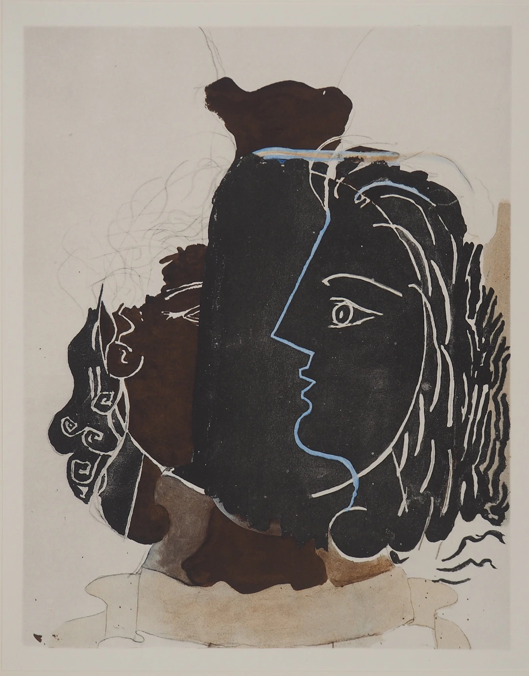 Georges BRAQUE : Profil grecque, Phototypie