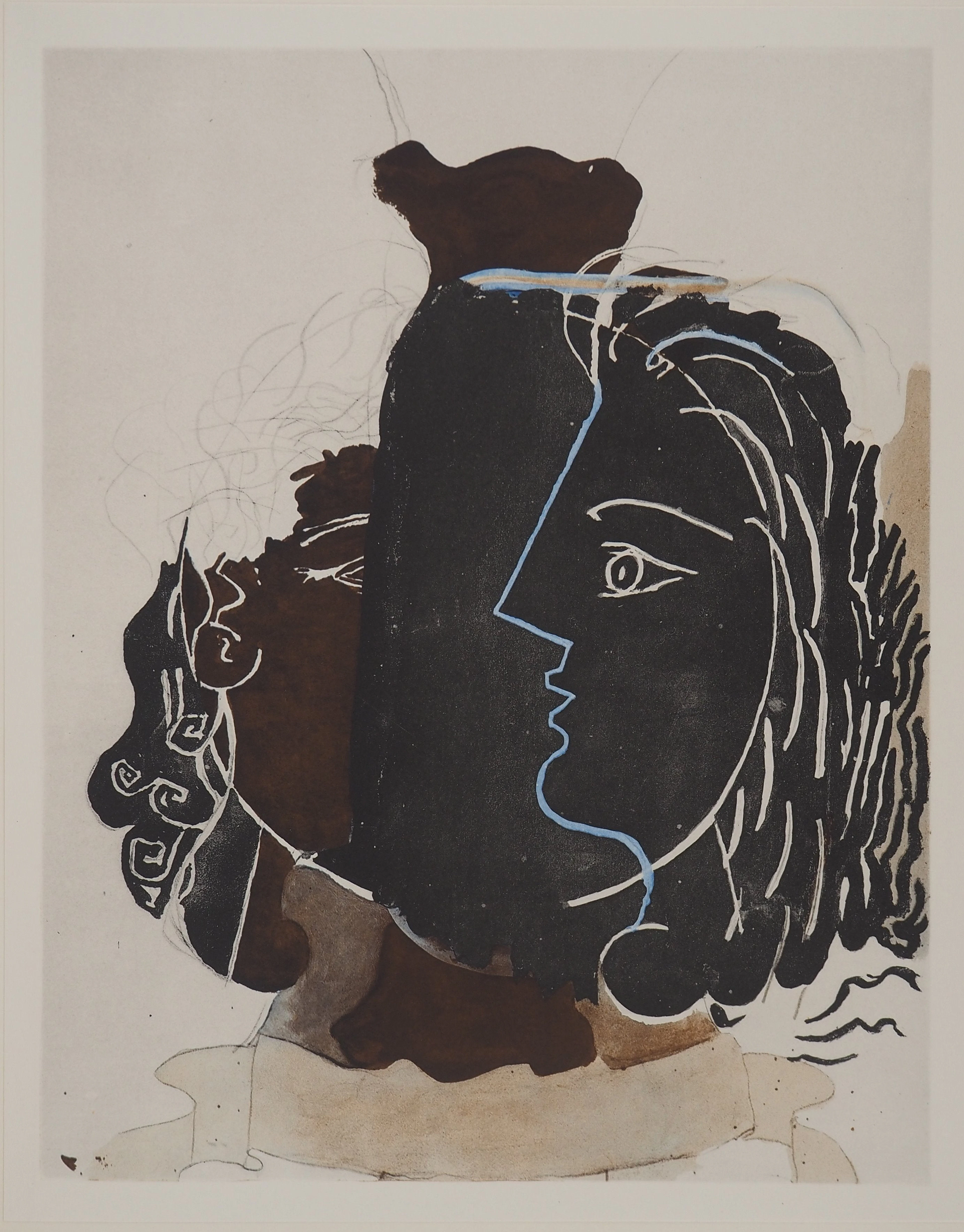 Georges BRAQUE : Profil grecque, Phototypie