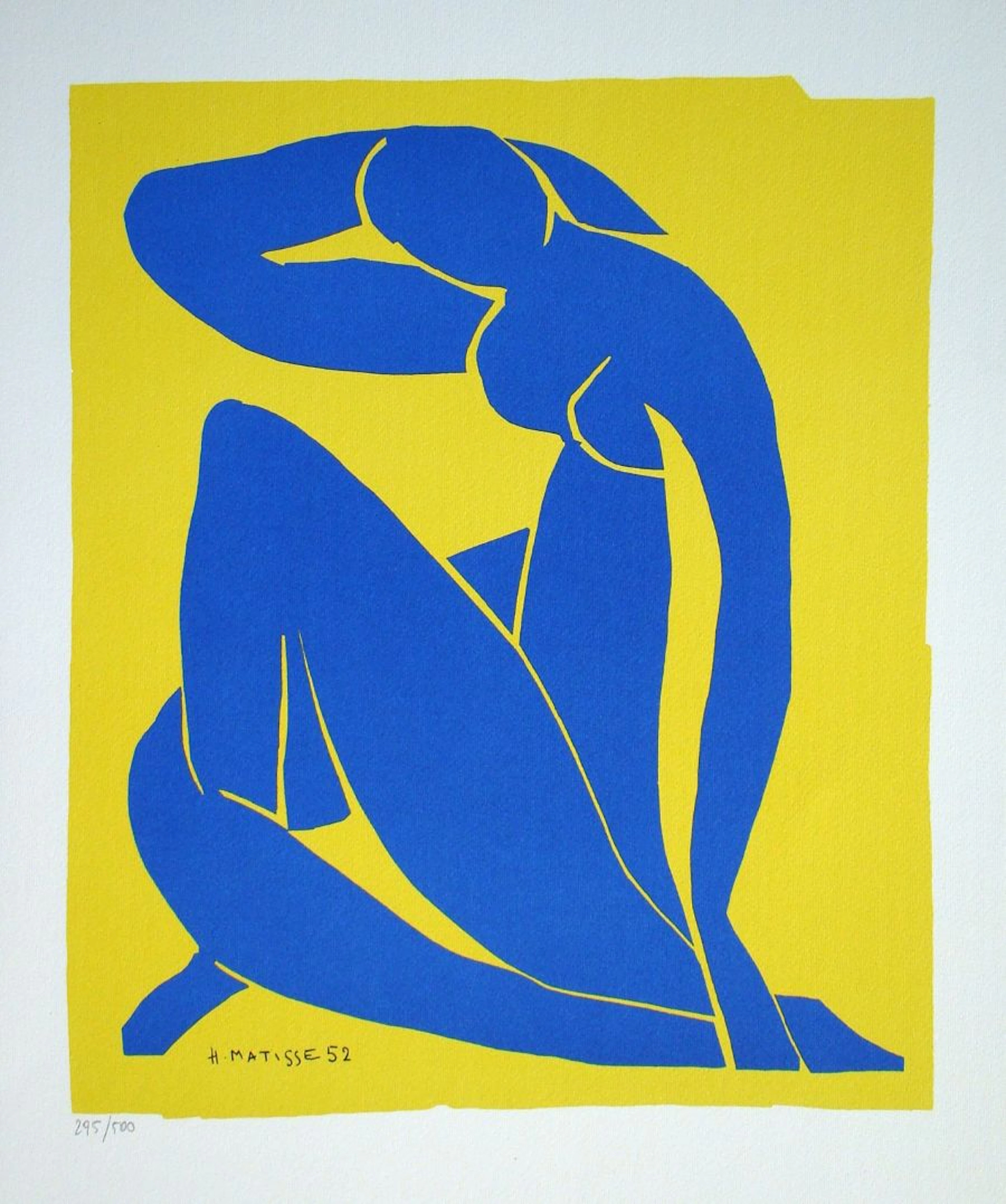 Henri MATISSE (d'après) - Nu Bleu, 1978 - Lithographie en édition