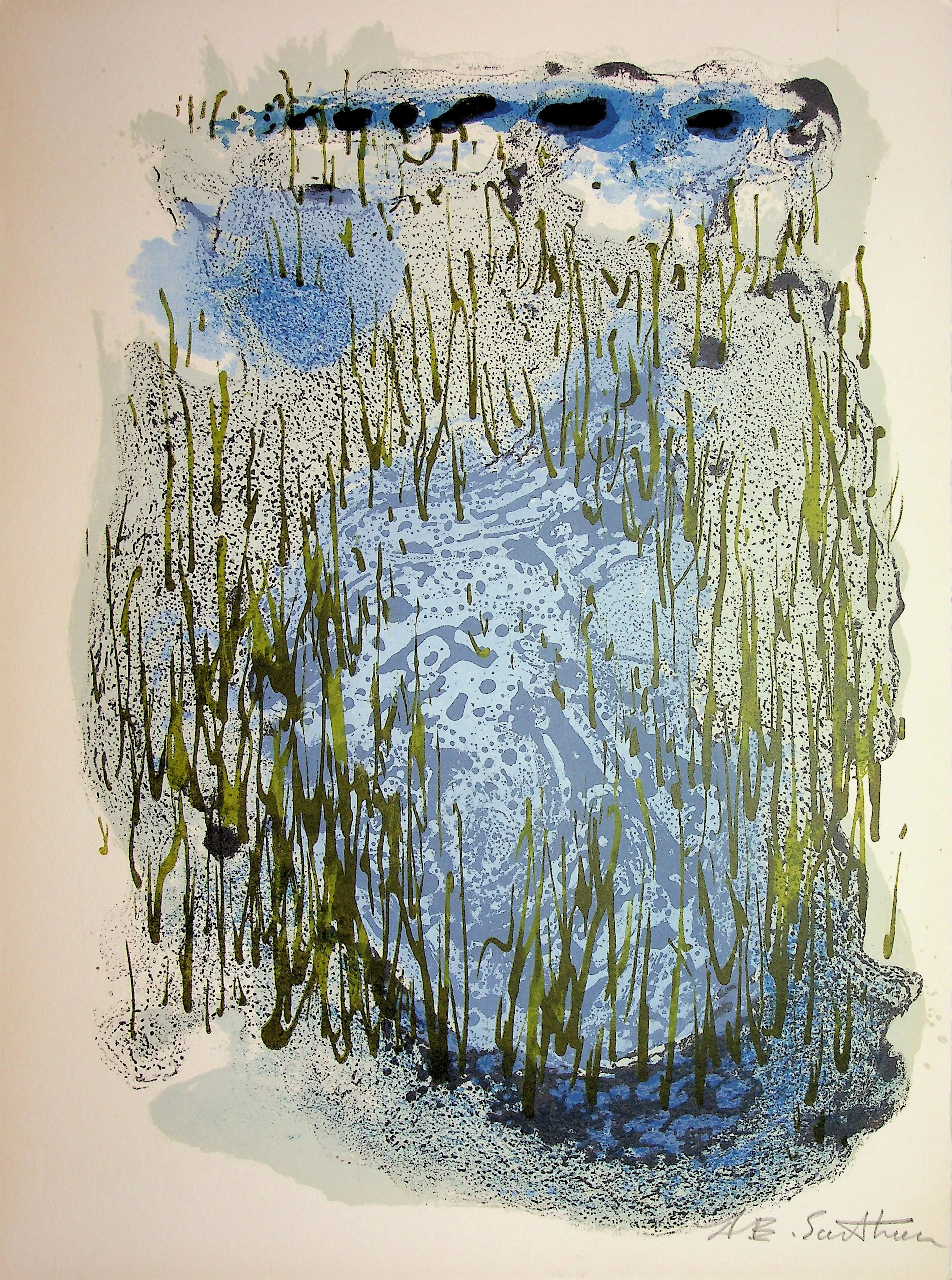 Maurice Elie SARTHOU - L’illumination, 1965 - Lithographie originale, signée