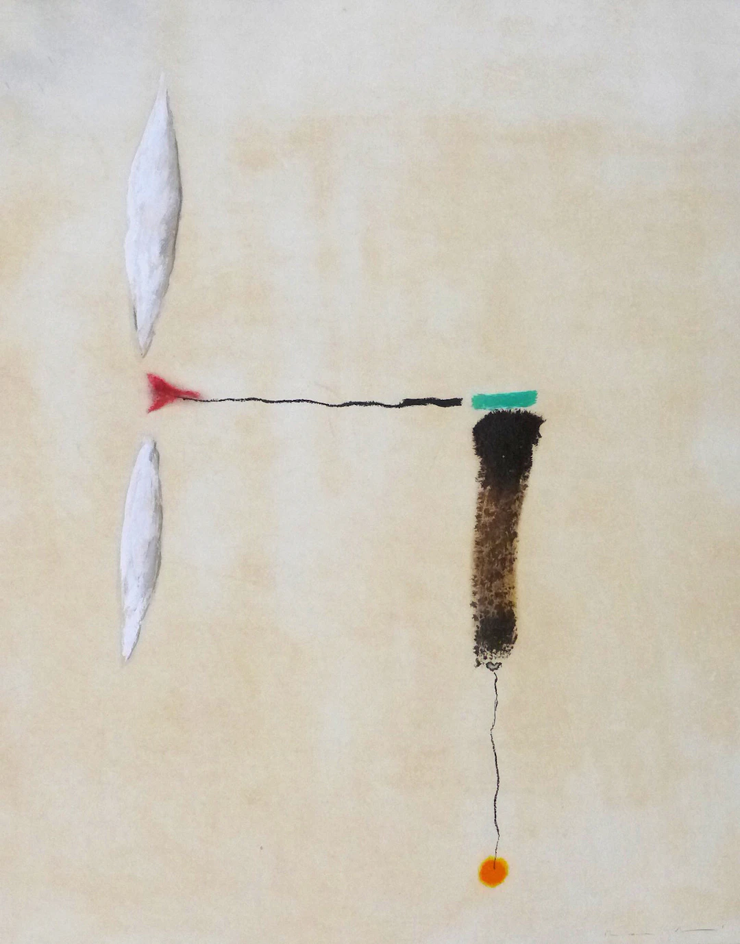 Josep Maria RIERA I ARAGO - Avio rodes taronja, 2015, gravure
