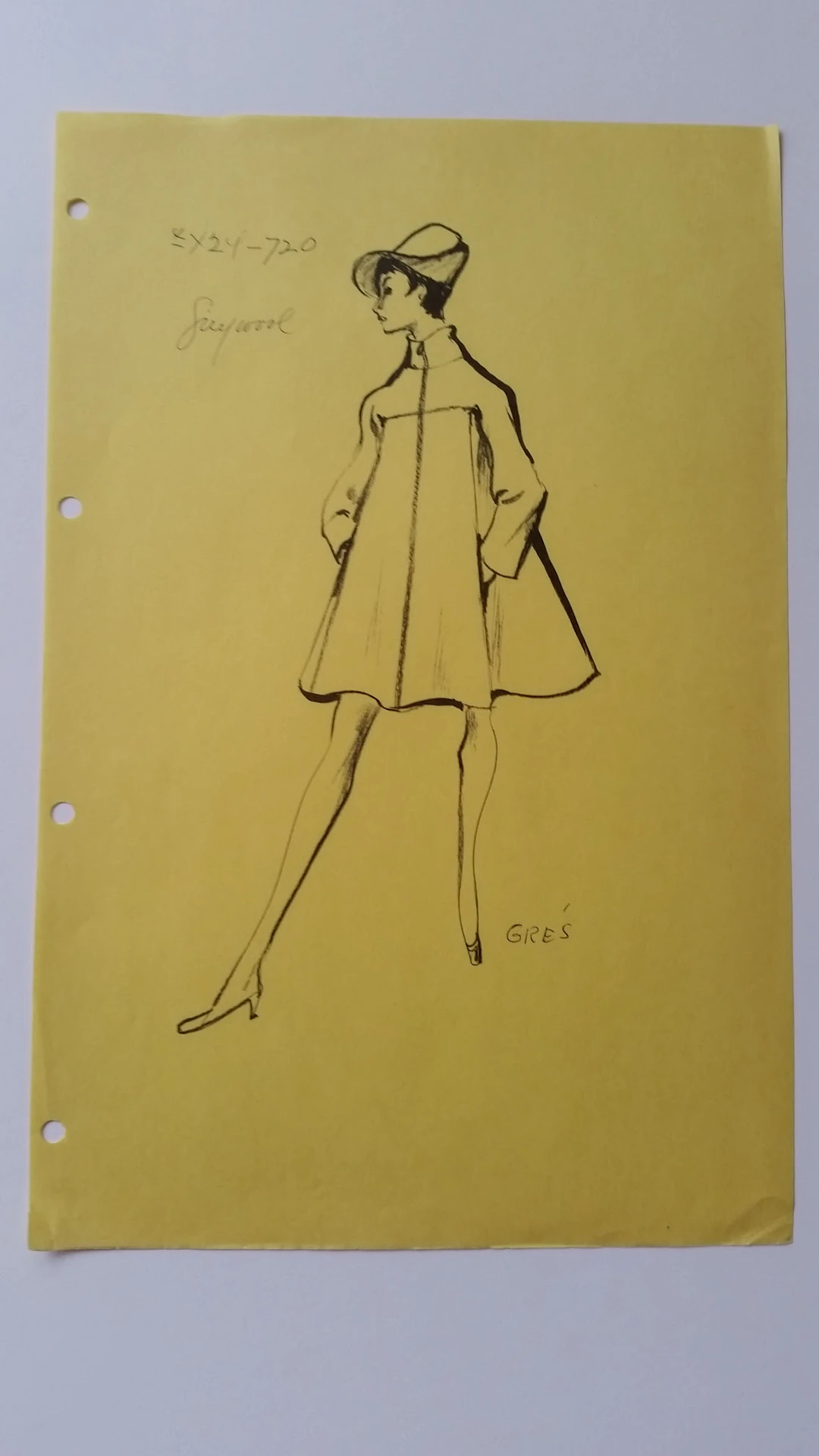 Madame Grès - Croquis veste - Grey wool