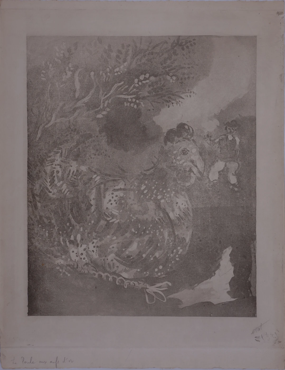 Marc CHAGALL - La poule aux oeufs d’or, 1952, Gravure originale
