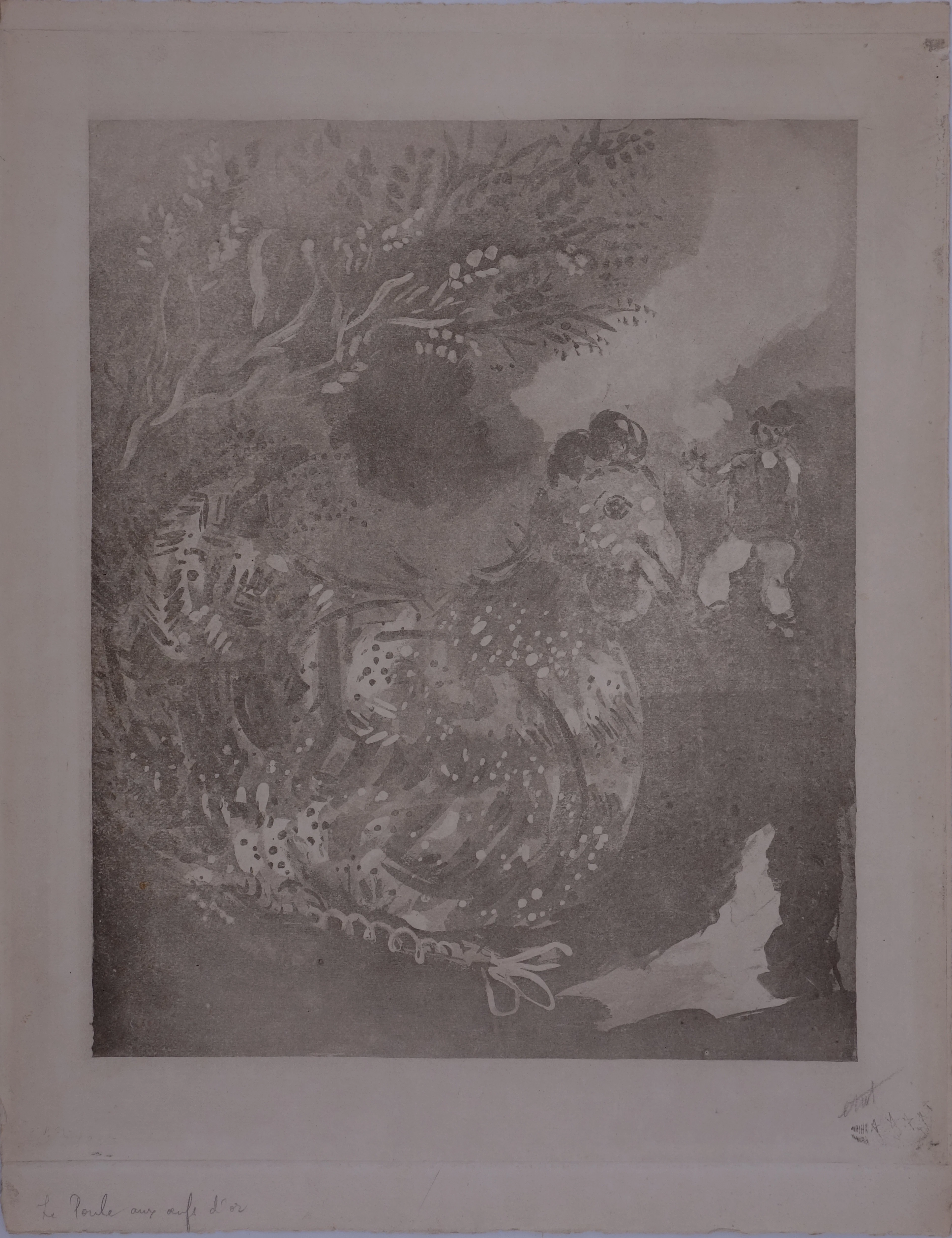 Marc CHAGALL - La poule aux oeufs d’or, 1952, Gravure originale