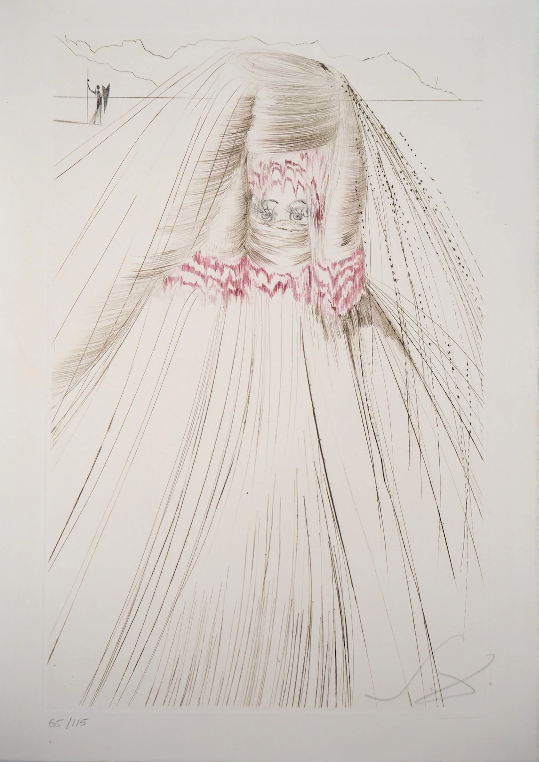 Salvador DALI : La reine avait bliaut de soie, 1970 - Gravure Originale Signée