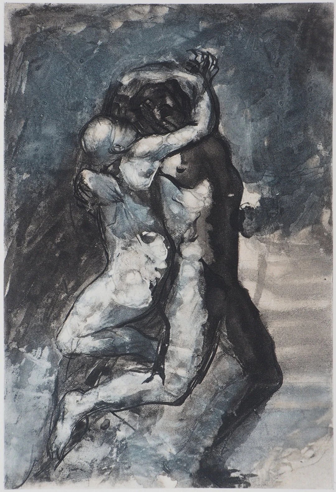 Auguste RODIN : Les amoureux, Gravure
