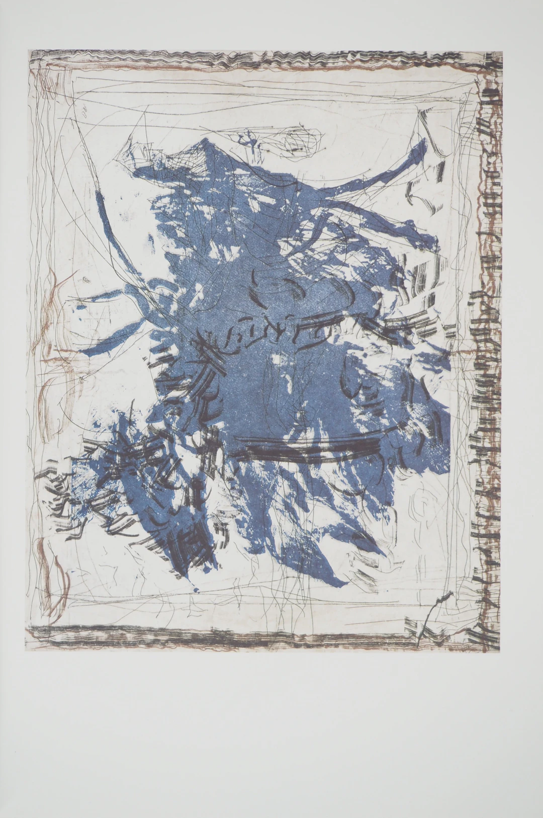 Jean-Paul RIOPELLE : Canada, Auprès de mon lac, Héliogravure