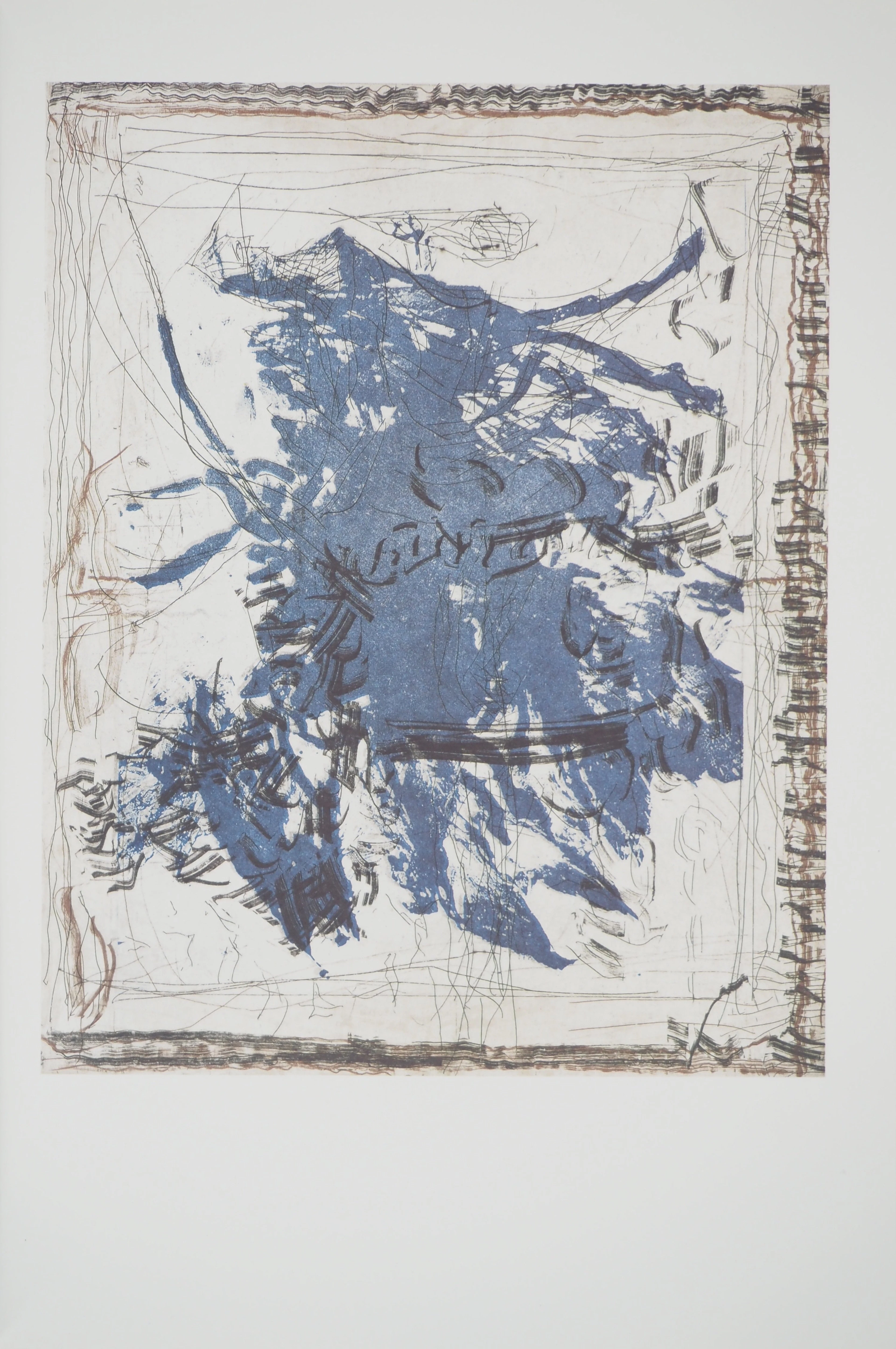 Jean-Paul RIOPELLE : Canada, Auprès de mon lac, Héliogravure