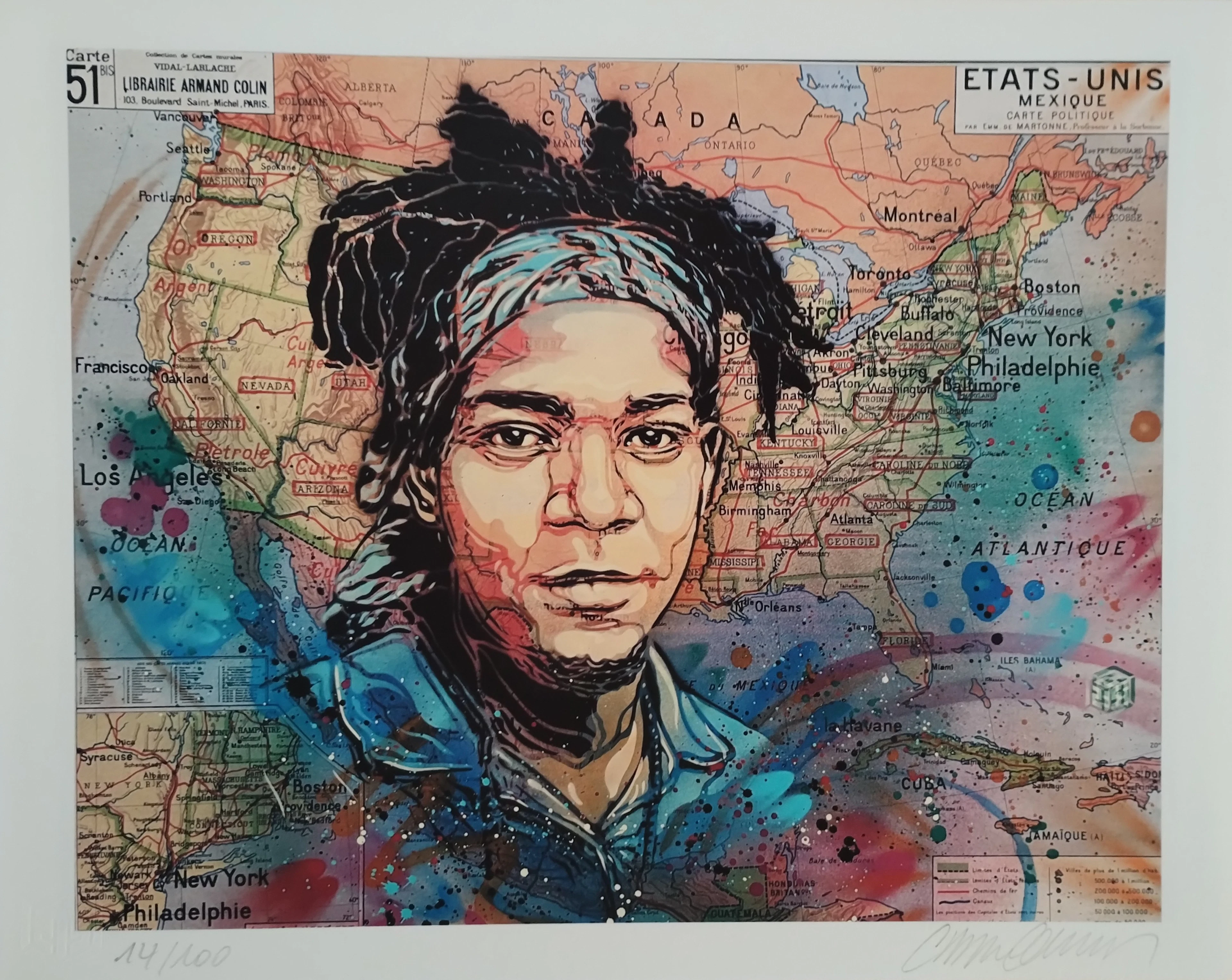 C215 - Basquiat - Digigraphie - signée et numérotée - 2025