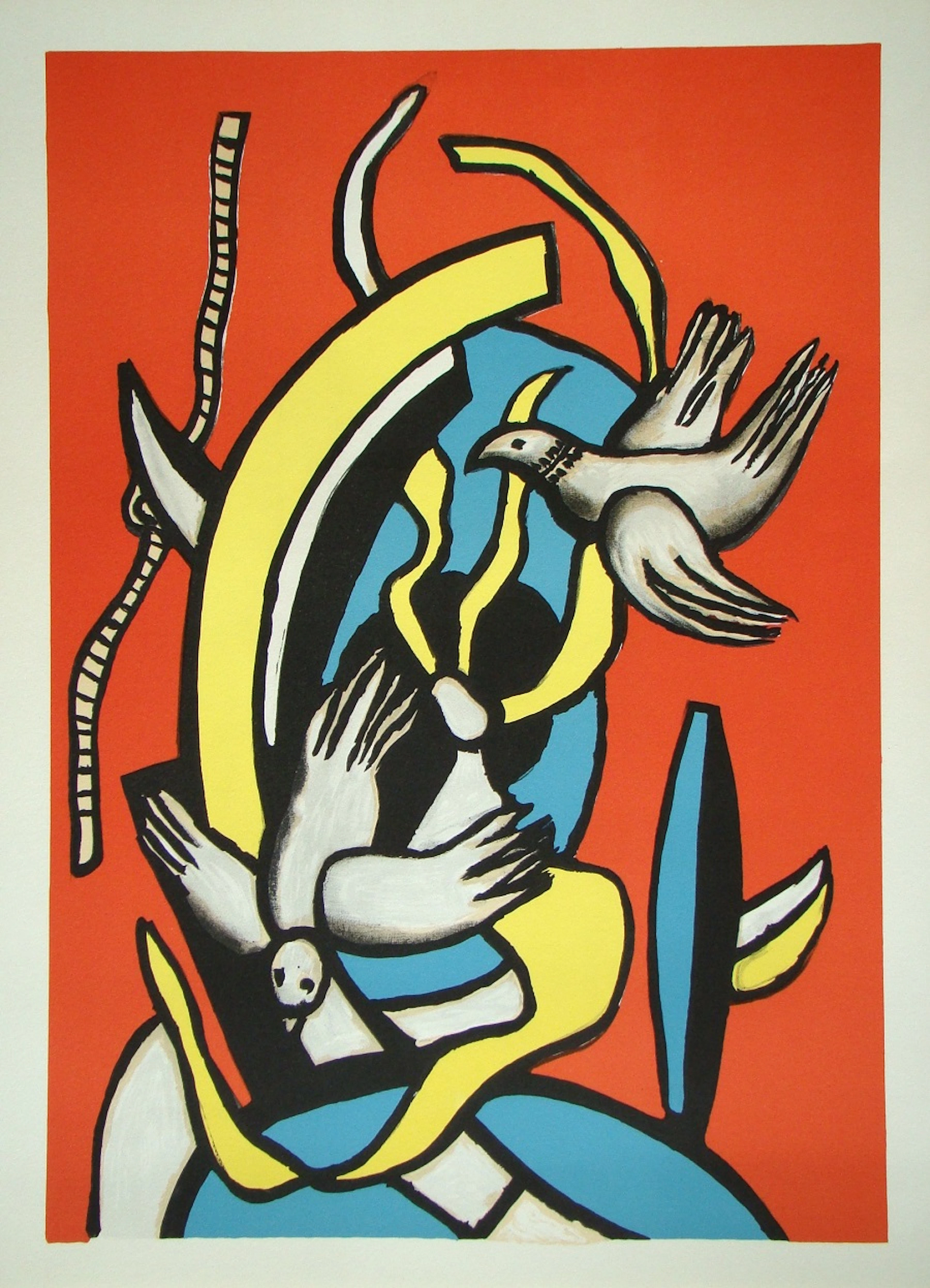 Fernand LEGER (d’après) - Les oiseaux, 2000 - Lithographie en couleurs