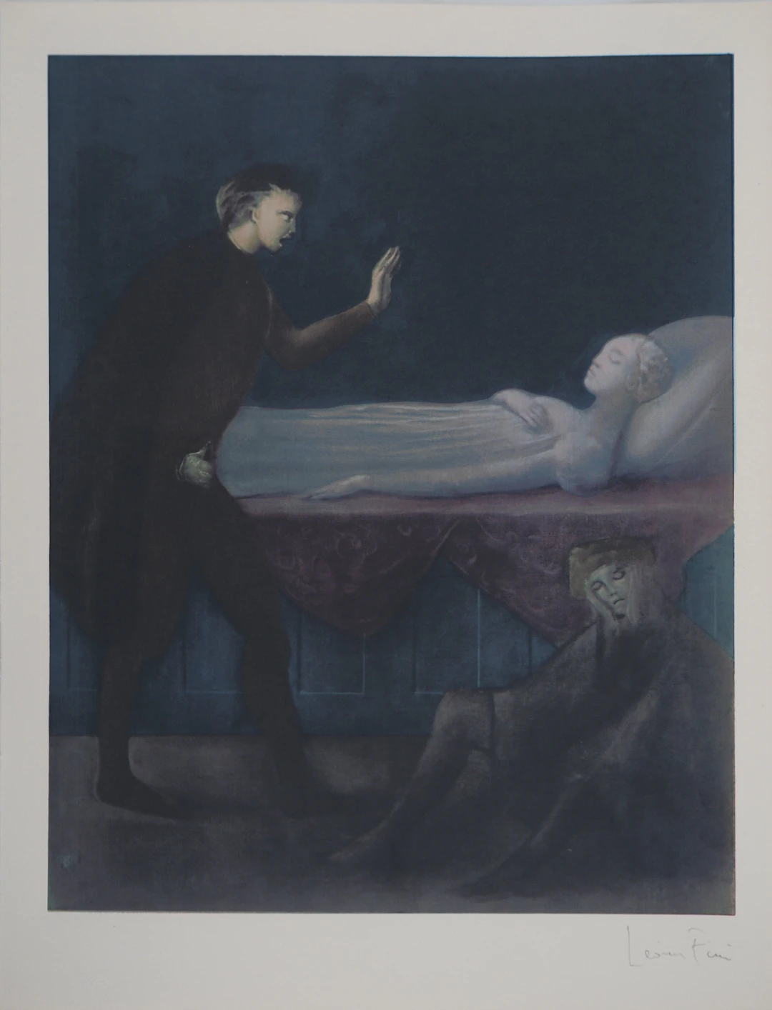 Léonor FINI : Les amants funestes, Sérigraphie originale signée