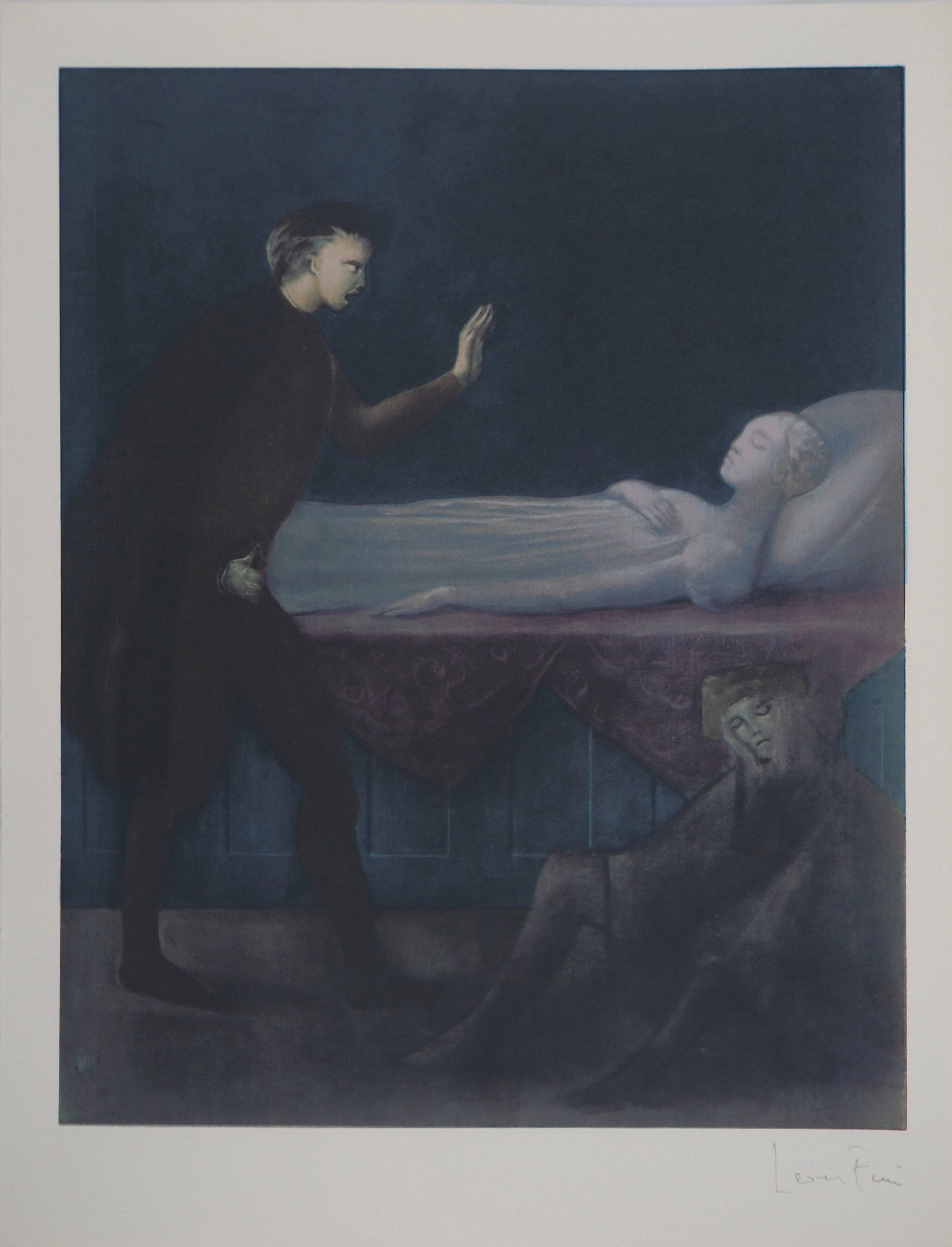 Léonor FINI : Les amants funestes, Sérigraphie originale signée