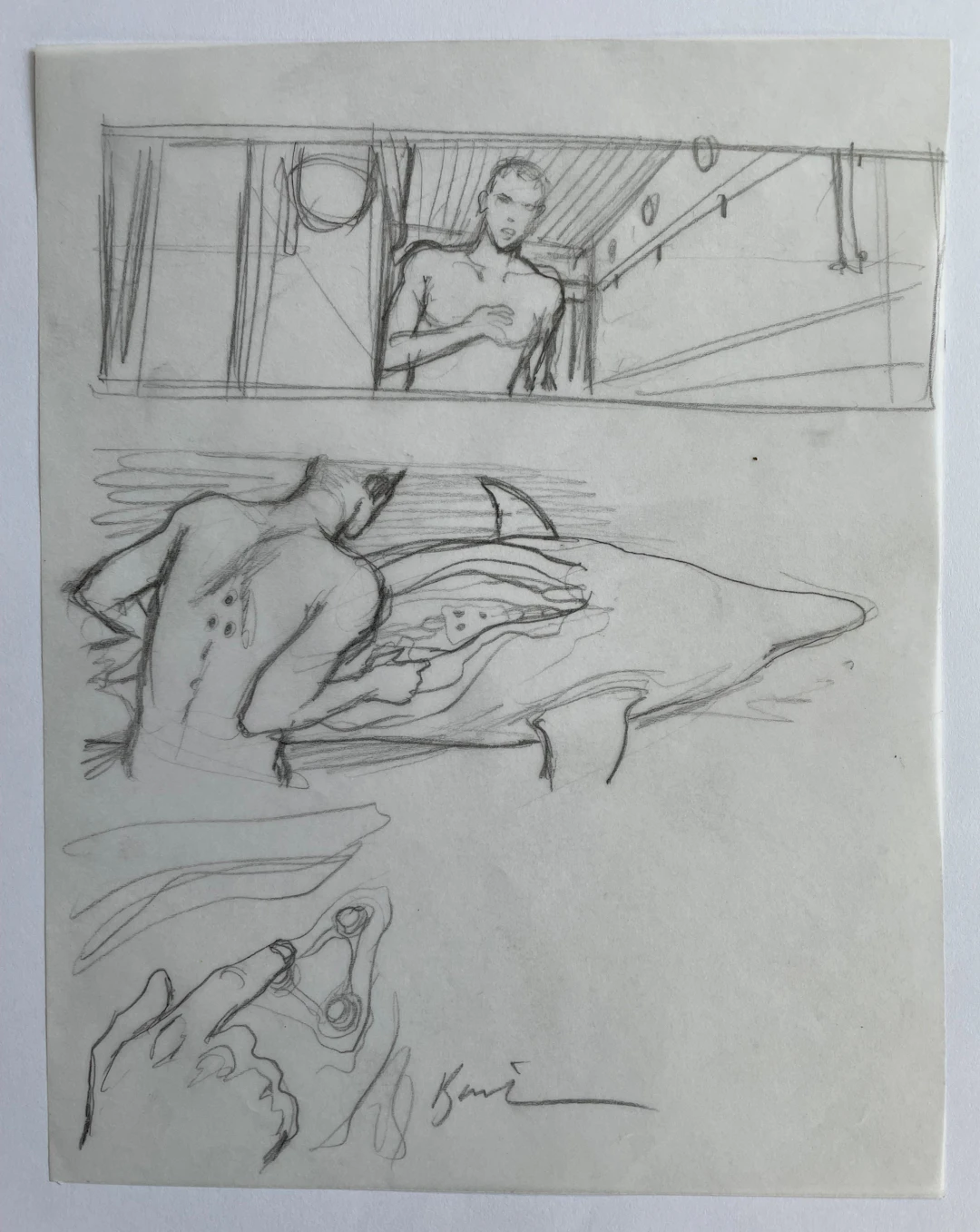 Enki BILAL - Animal’Z - Dessin original