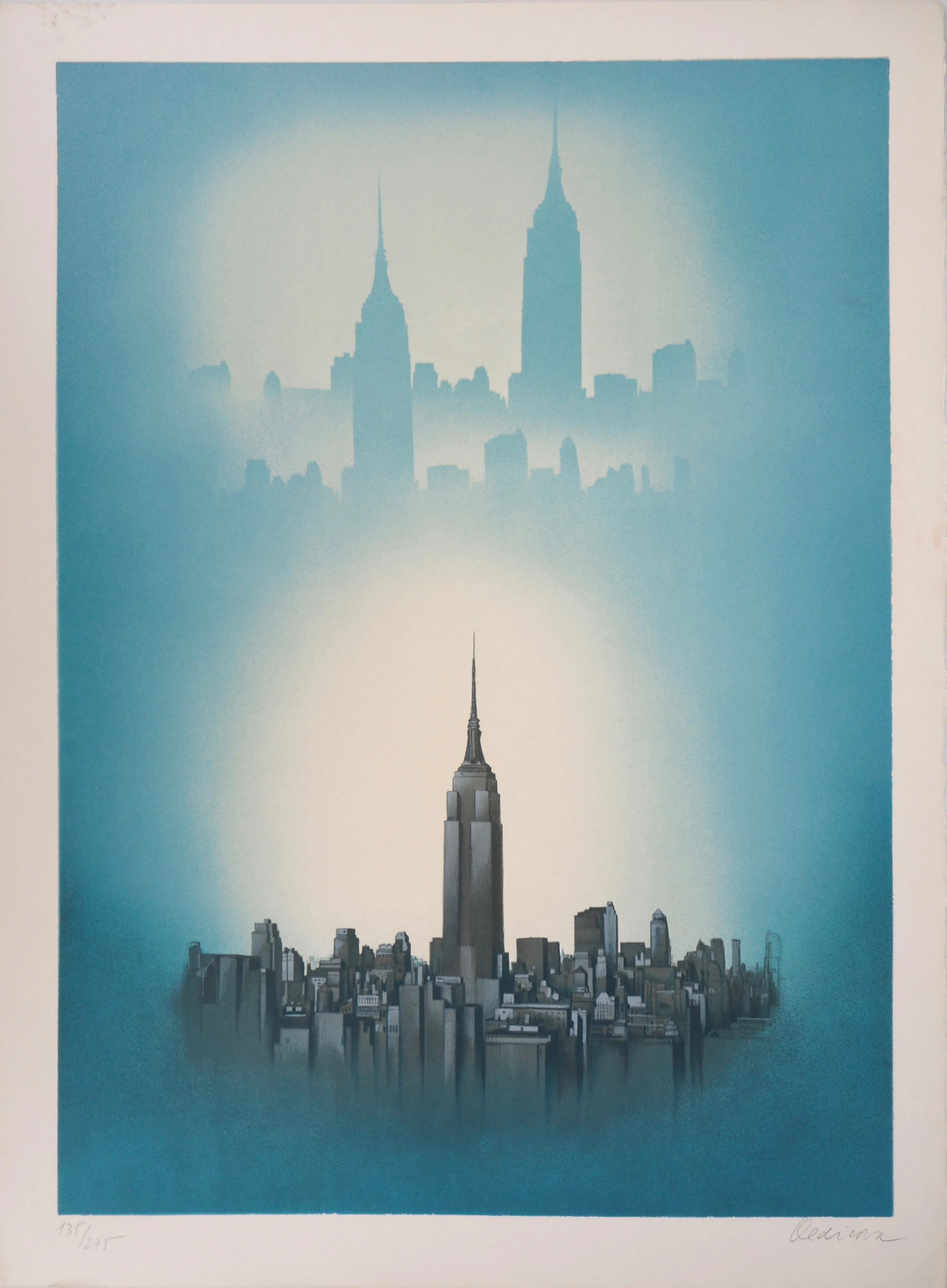Irena DEDICOVA : New York - Lithographie originale signée