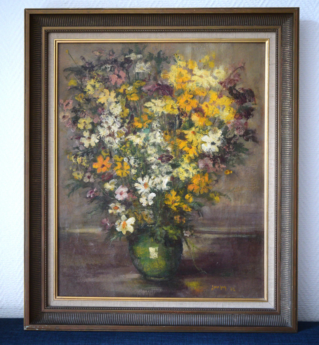 Daniel JANGUY - Fleurs des champs - Huile sur toile