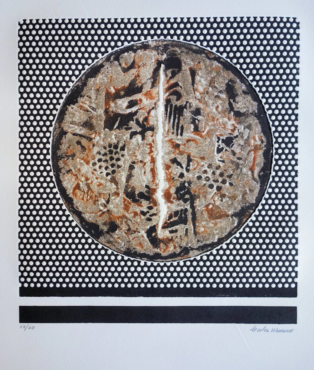 Carlos MARCANO : Rupestre Venezuela - Gravure originale signée